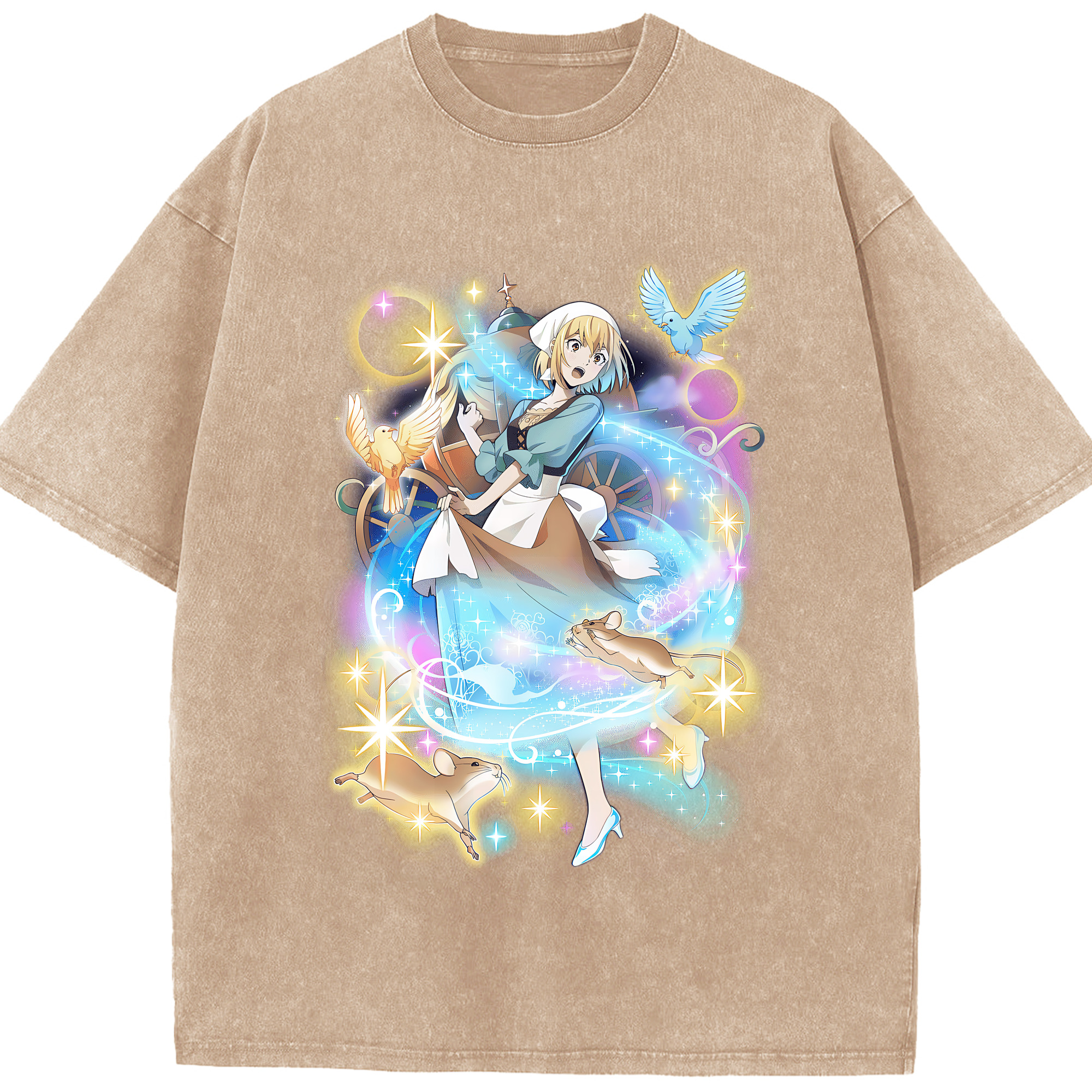 （画像用） 文豪ストレイドッグス Bungo Stray Dogs 綿100% ヴィンテージ風 半袖Tシャツ（フロントプリント）
