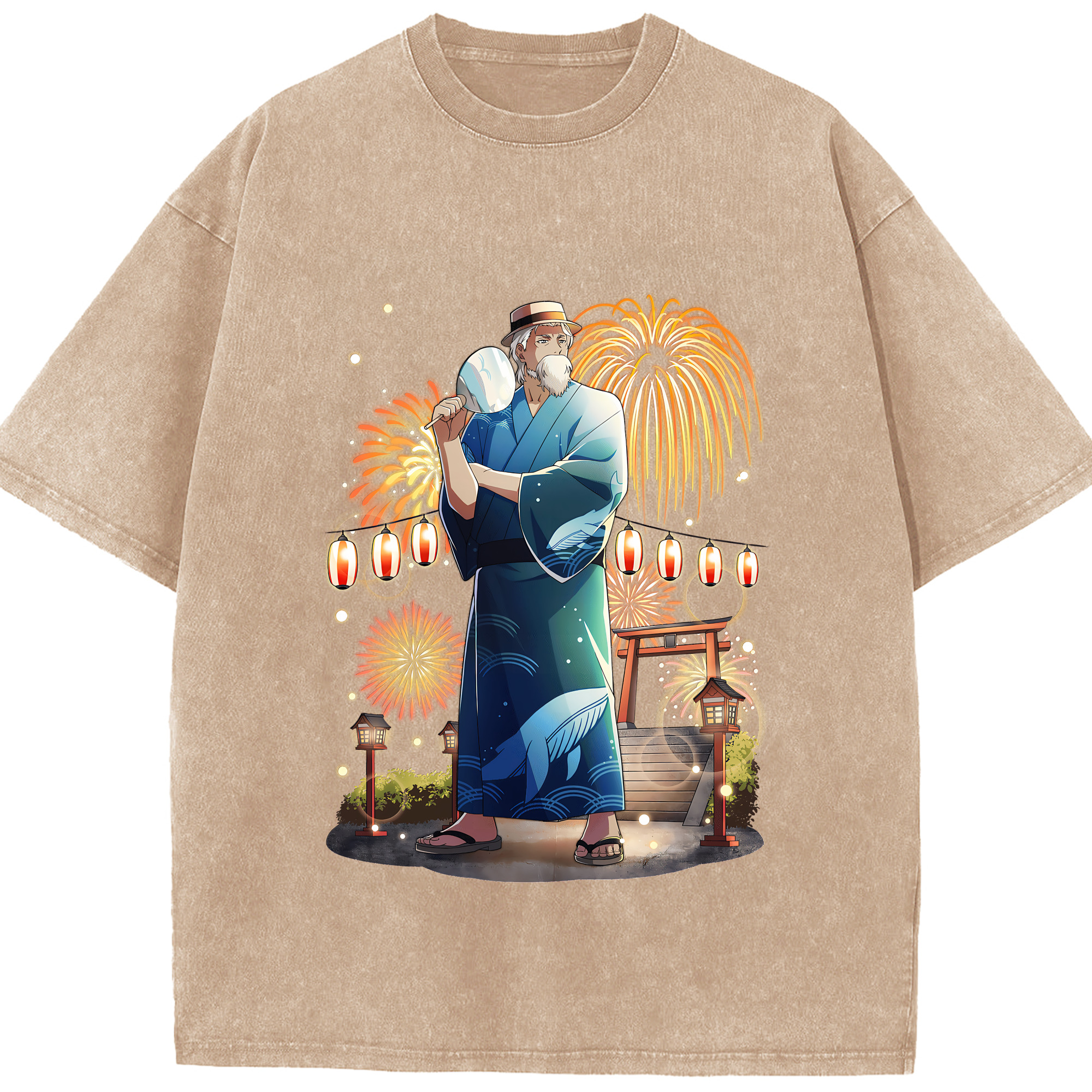 （画像用） 文豪ストレイドッグス Bungo Stray Dogs 綿100% ヴィンテージ風 半袖Tシャツ（フロントプリント）