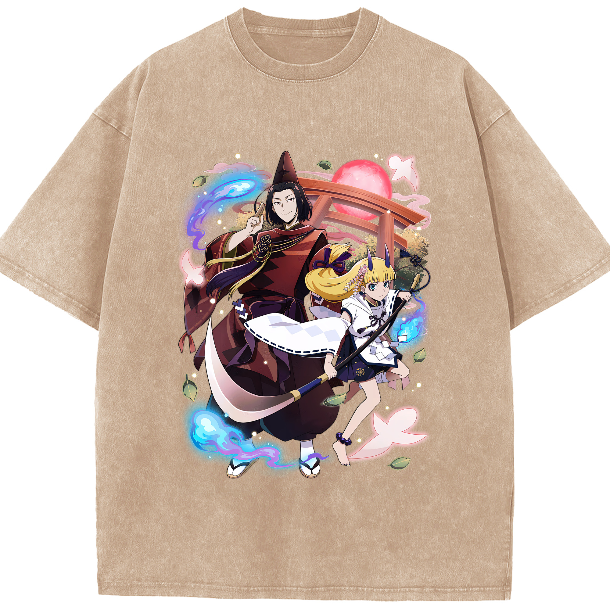 （画像用） 文豪ストレイドッグス Bungo Stray Dogs 綿100% ヴィンテージ風 半袖Tシャツ（フロントプリント）