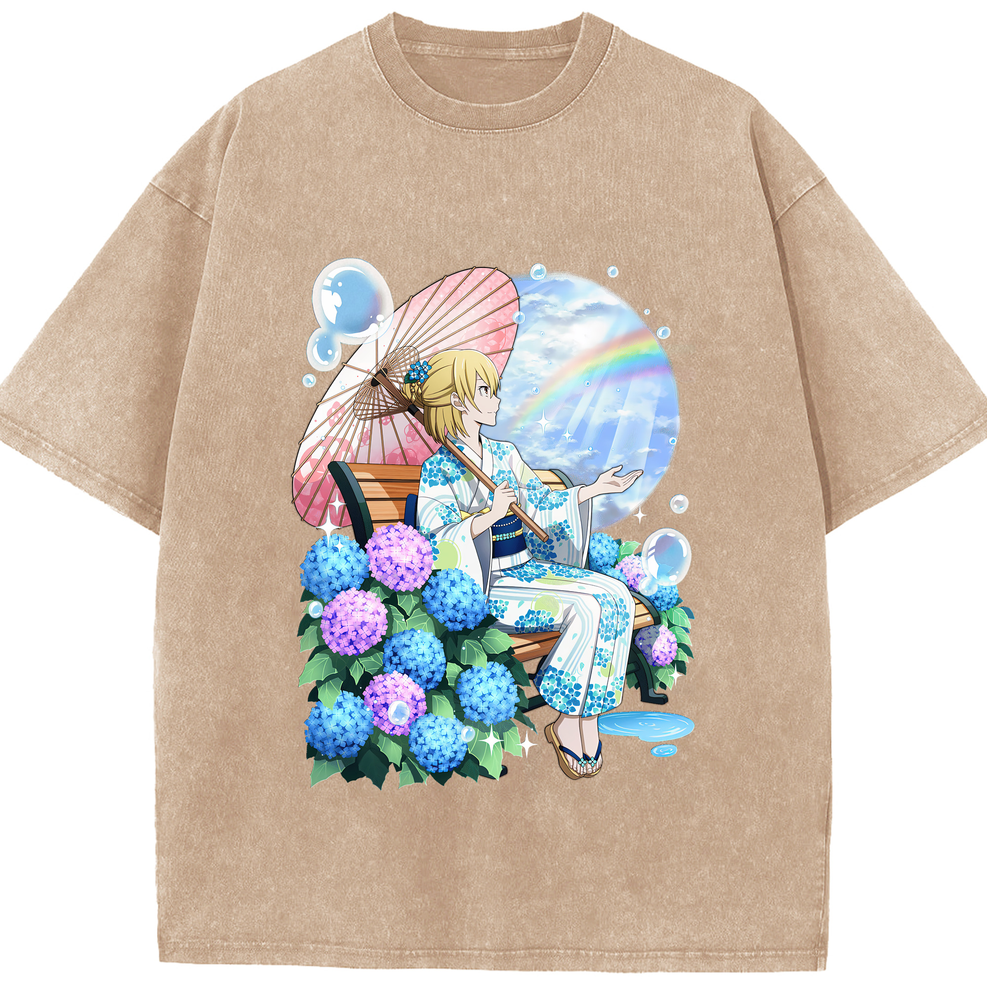 （画像用） 文豪ストレイドッグス Bungo Stray Dogs 綿100% ヴィンテージ風 半袖Tシャツ（フロントプリント）