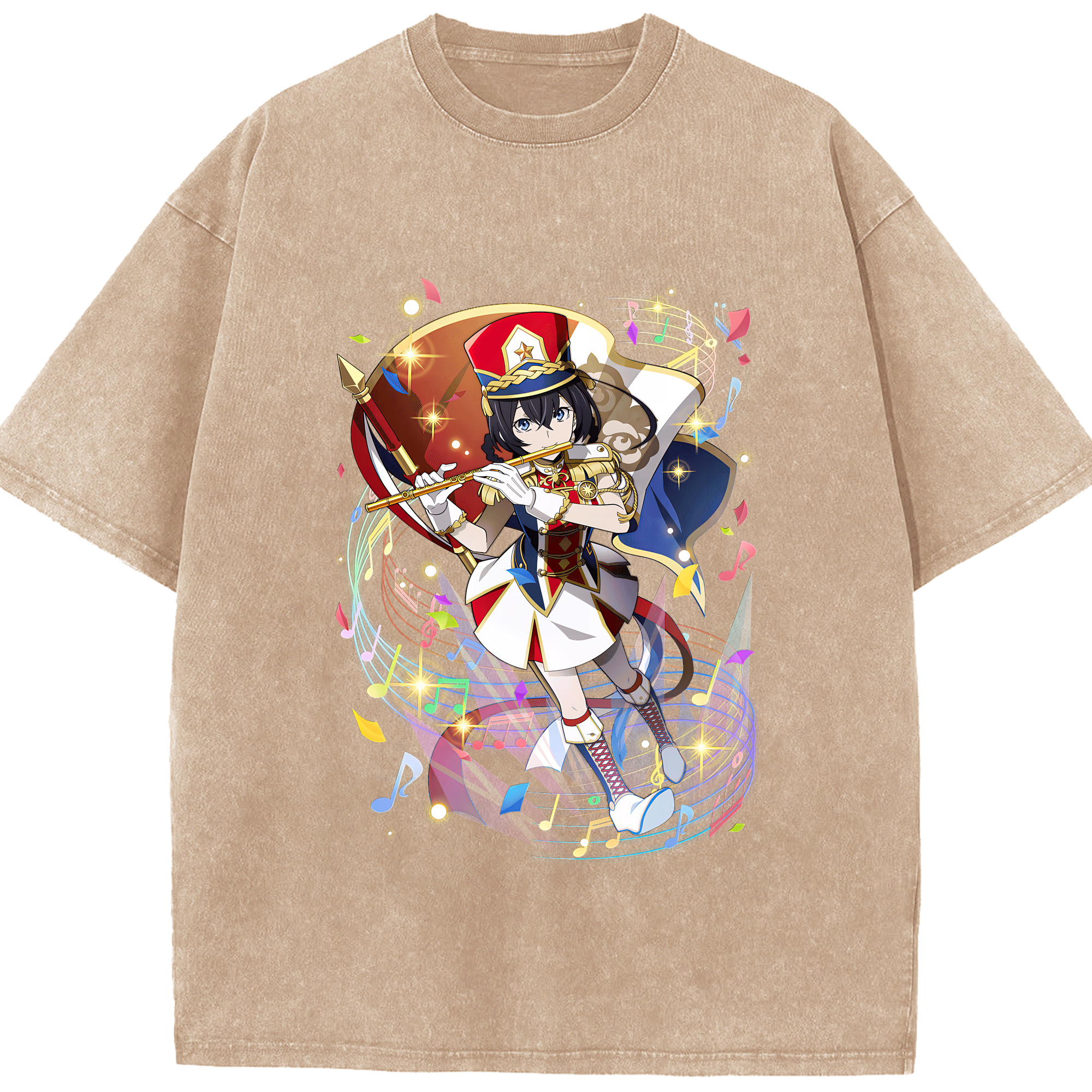 文豪ストレイドッグス Bungo Stray Dogs 綿100% ヴィンテージ風 半袖Tシャツ（フロントプリント）