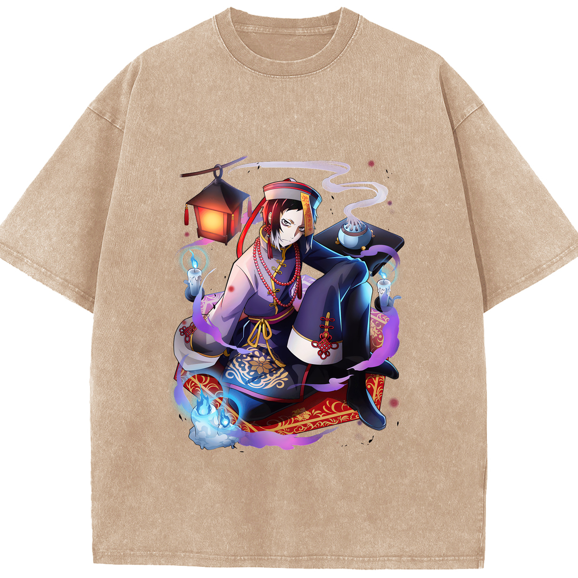 （画像用） 文豪ストレイドッグス Bungo Stray Dogs 綿100% ヴィンテージ風 半袖Tシャツ（フロントプリント）