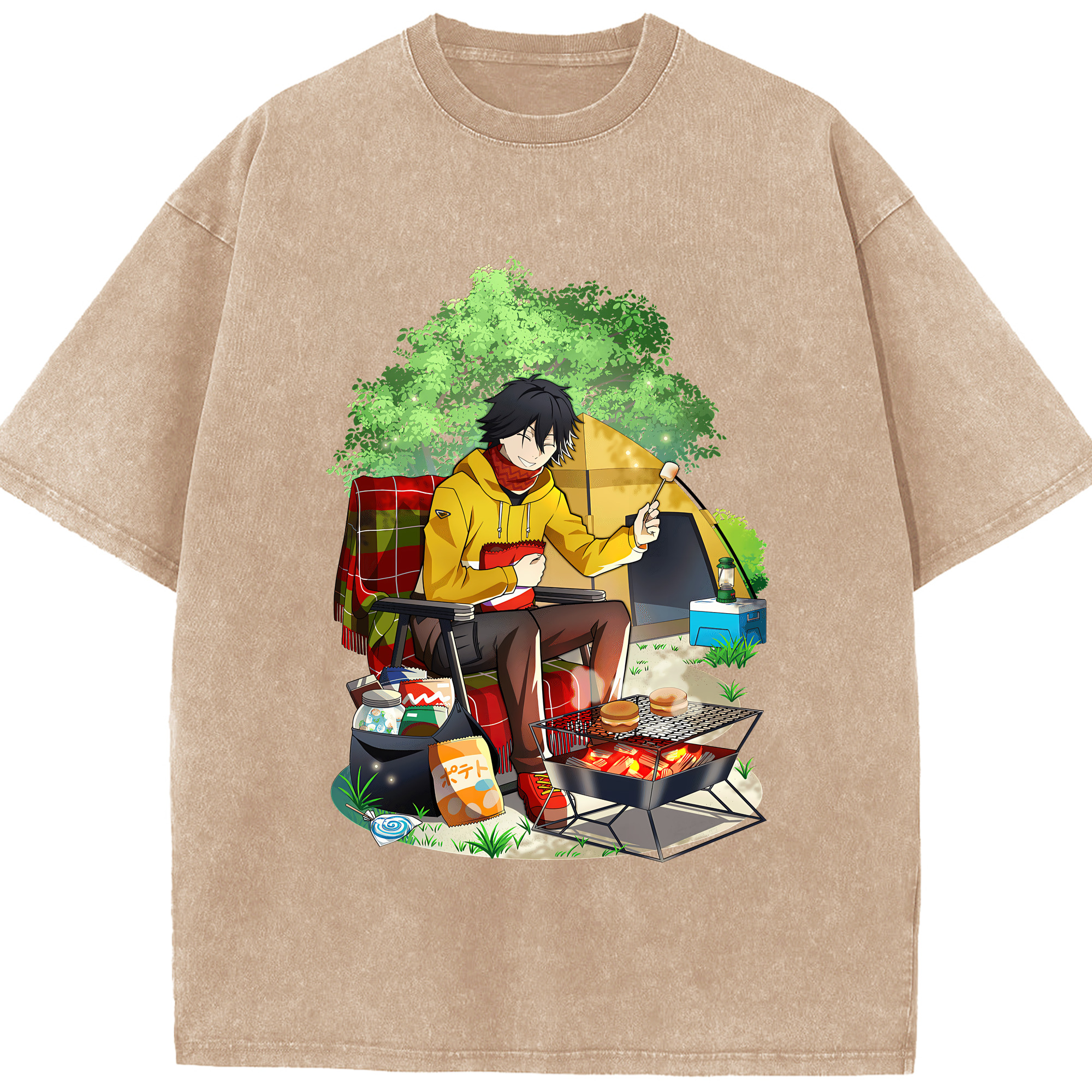 （画像用） 文豪ストレイドッグス Bungo Stray Dogs 綿100% ヴィンテージ風 半袖Tシャツ（フロントプリント）