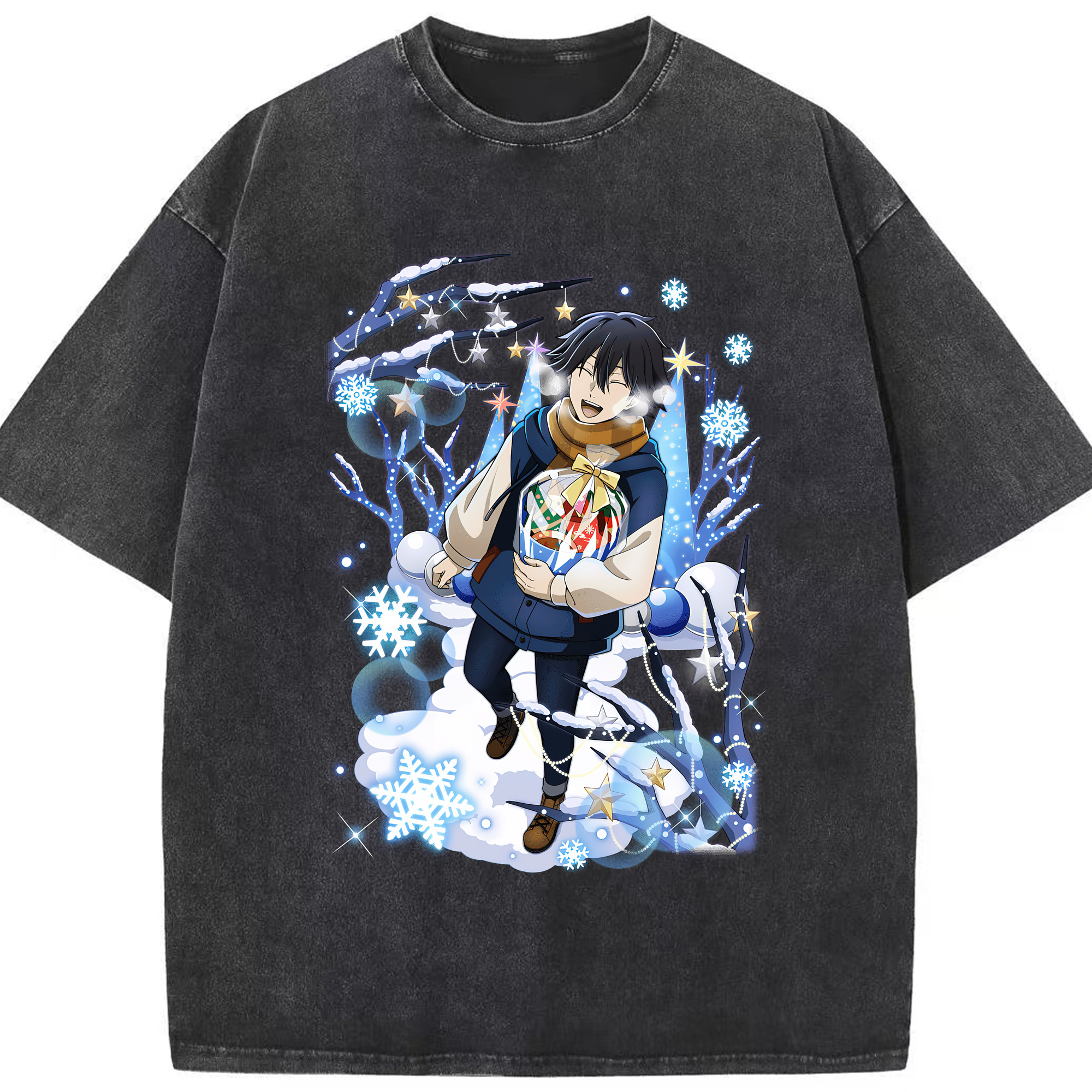 （画像用） 文豪ストレイドッグス Bungo Stray Dogs 綿100% ヴィンテージ風 半袖Tシャツ（フロントプリント）