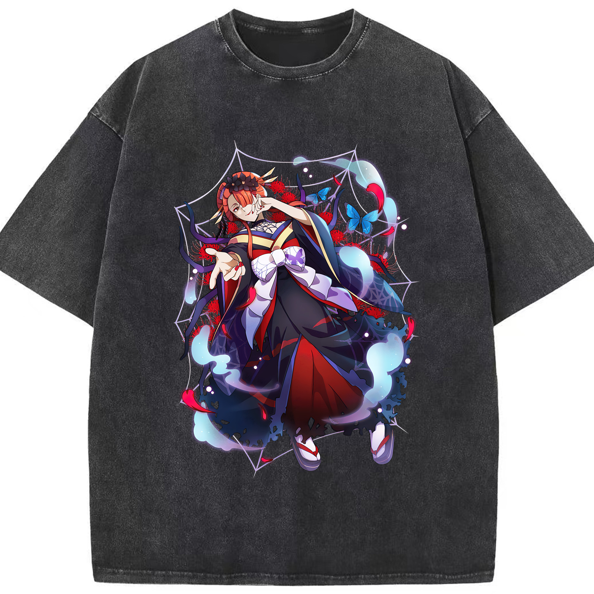 （画像用） 文豪ストレイドッグス Bungo Stray Dogs 綿100% ヴィンテージ風 半袖Tシャツ（フロントプリント）