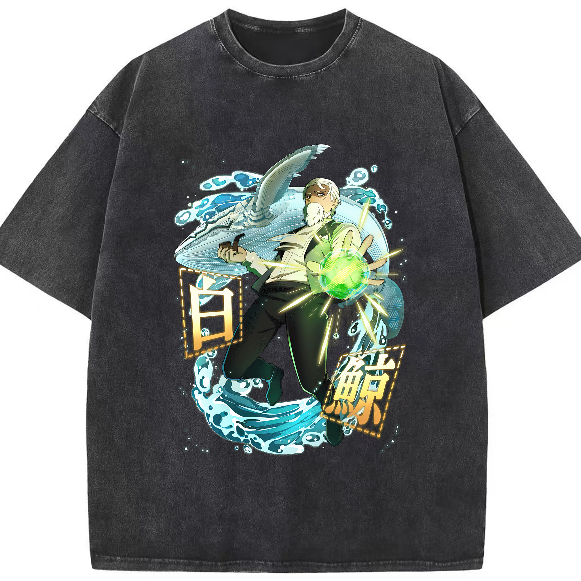 （画像用） 文豪ストレイドッグス Bungo Stray Dogs 綿100% ヴィンテージ風 半袖Tシャツ（フロントプリント）