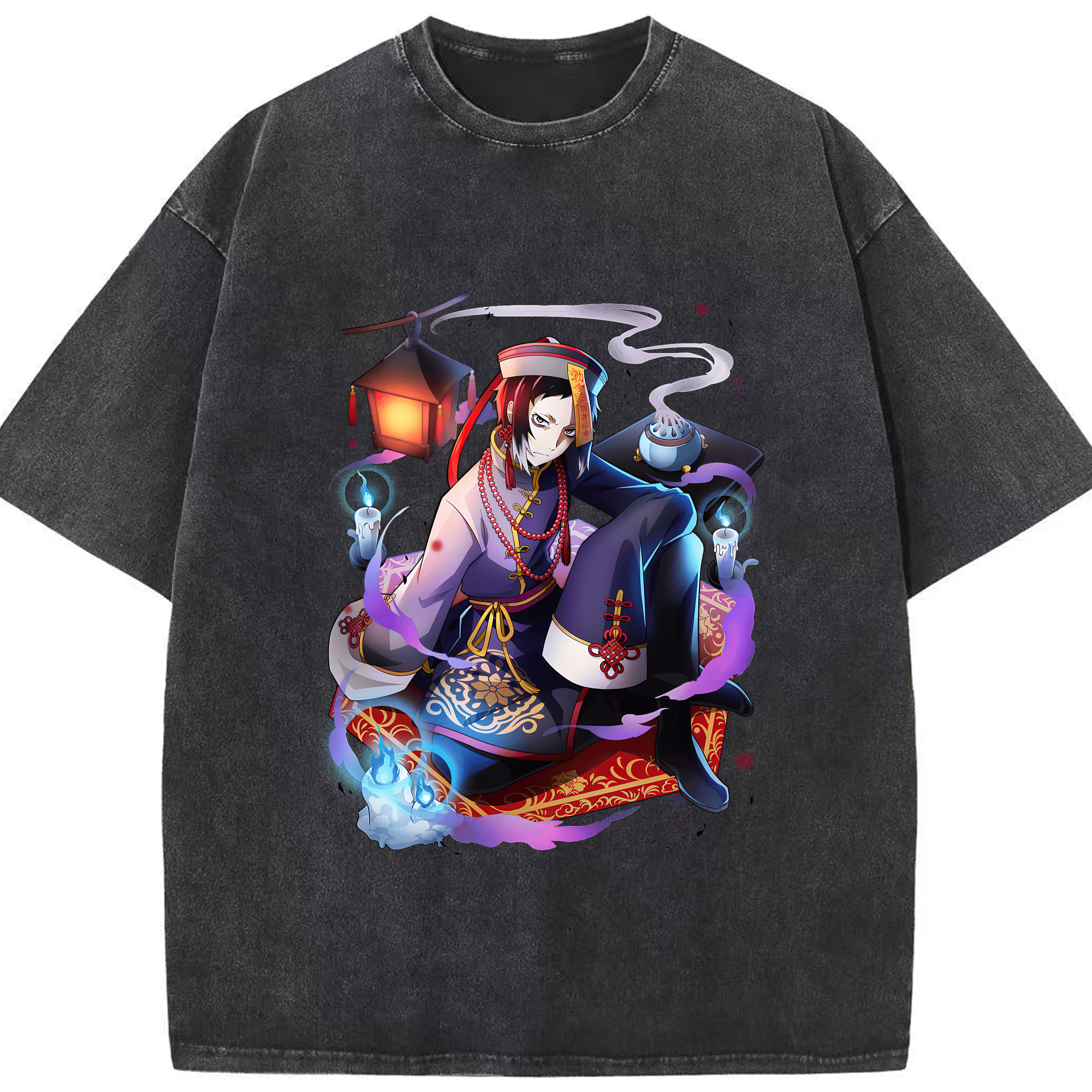 （画像用） 文豪ストレイドッグス Bungo Stray Dogs 綿100% ヴィンテージ風 半袖Tシャツ（フロントプリント）