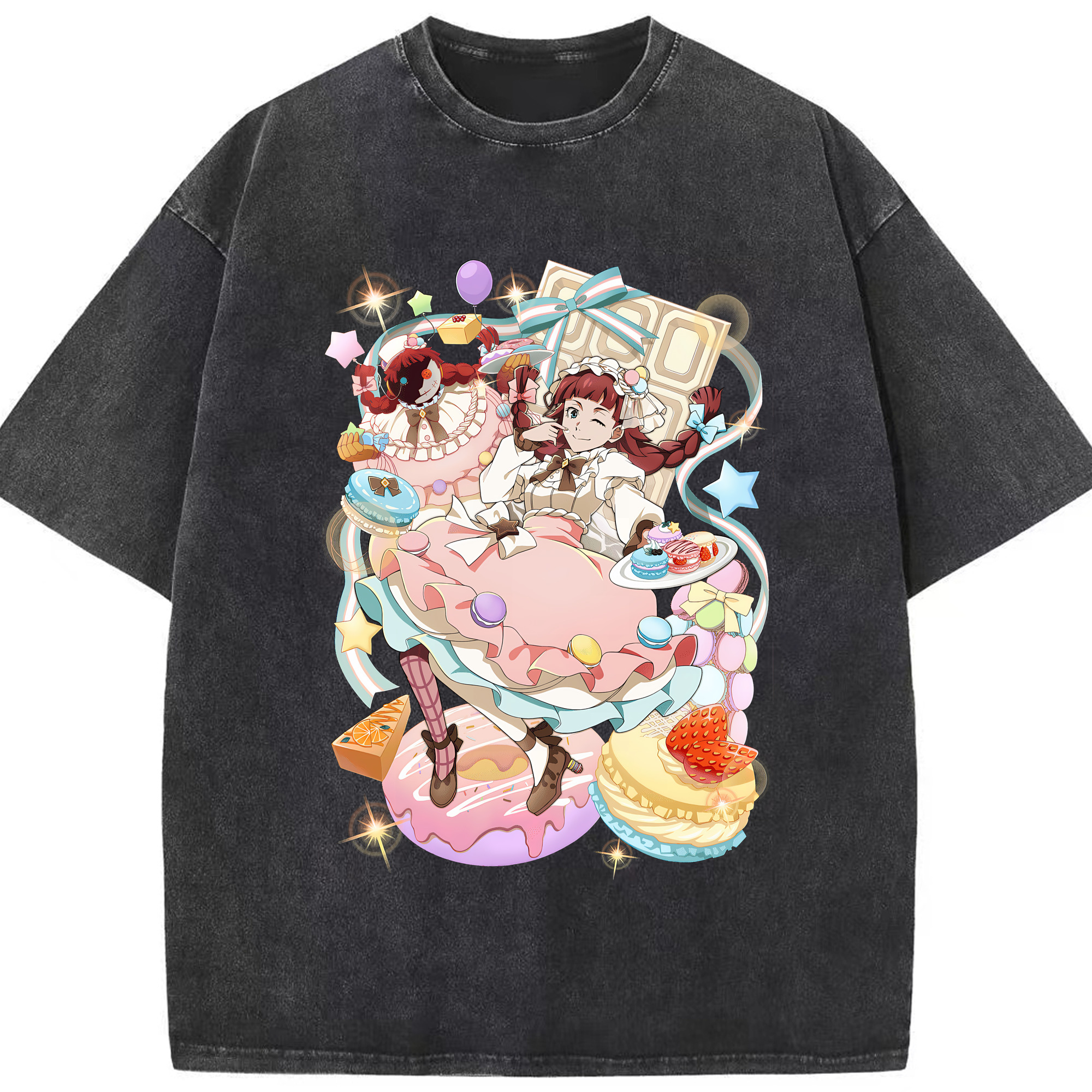 （画像用） 文豪ストレイドッグス Bungo Stray Dogs 綿100% ヴィンテージ風 半袖Tシャツ（フロントプリント）