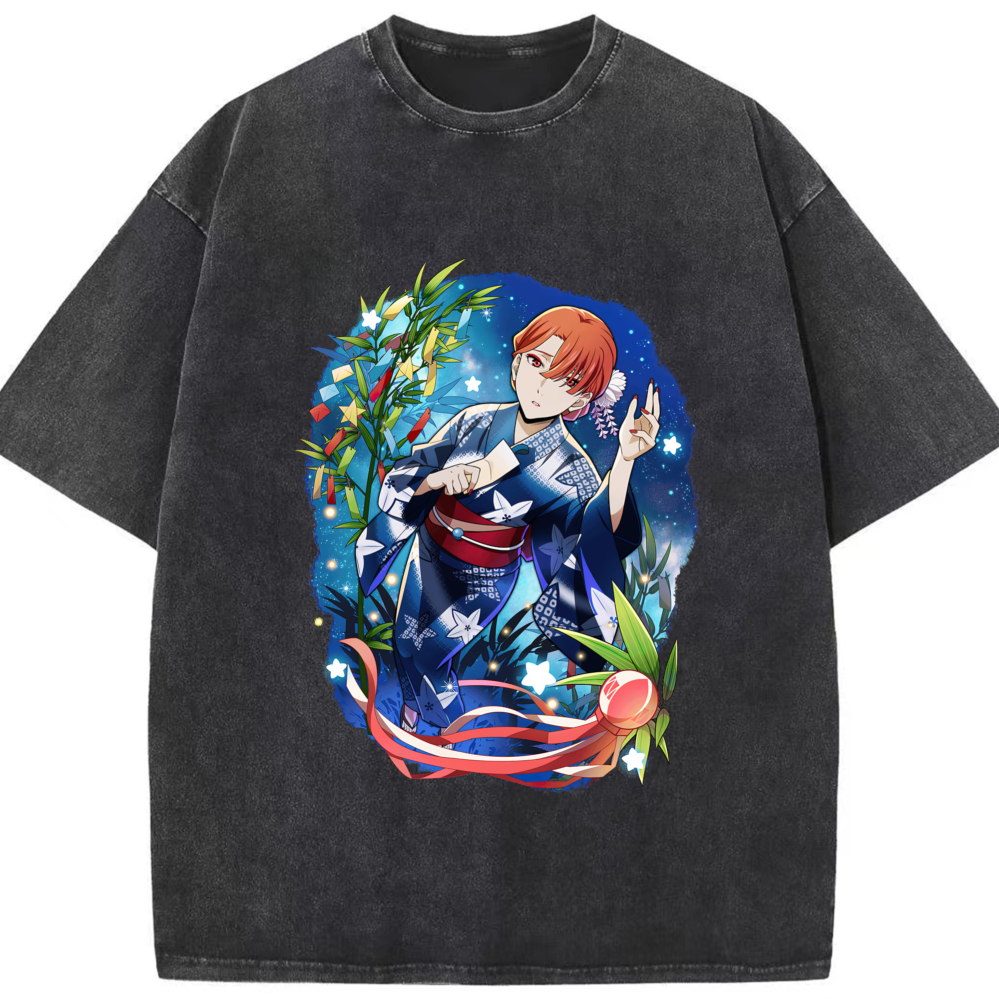 （画像用） 文豪ストレイドッグス Bungo Stray Dogs 綿100% ヴィンテージ風 半袖Tシャツ（フロントプリント）