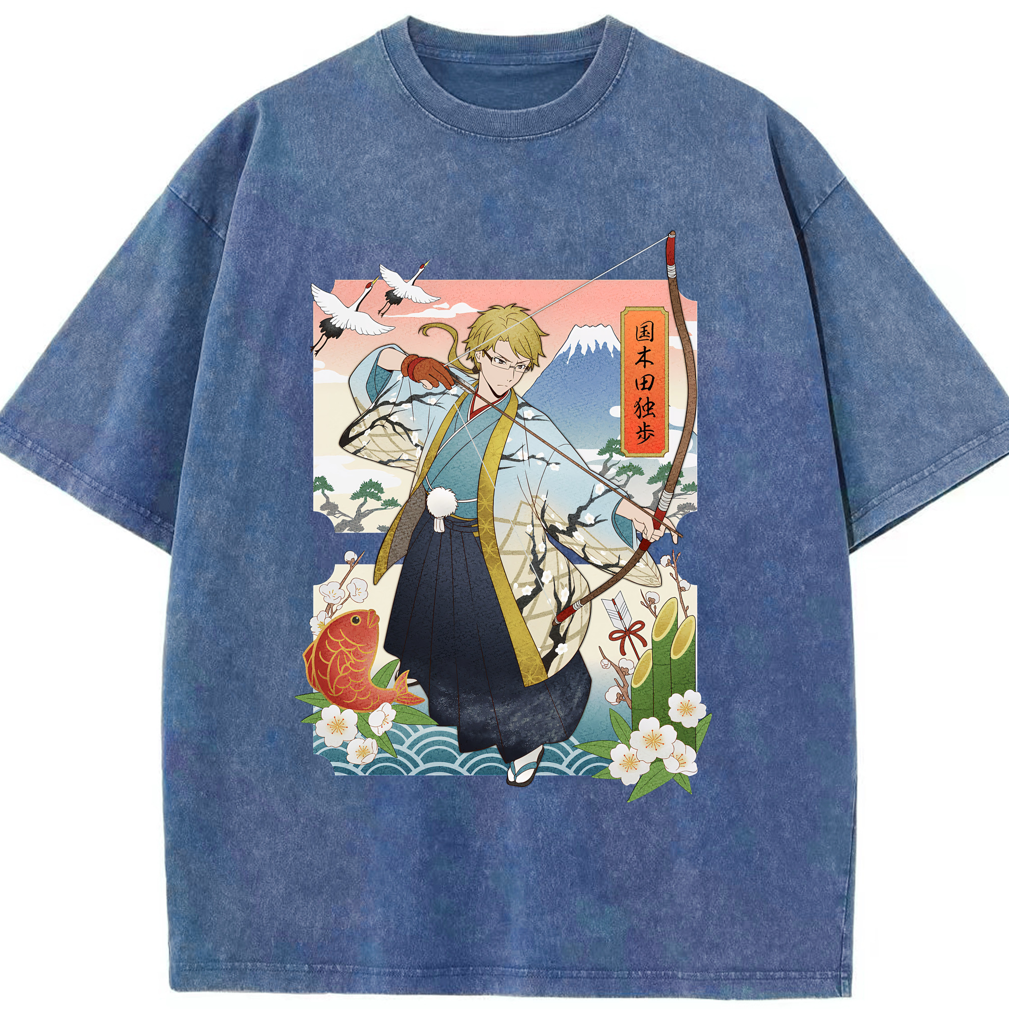 （画像用） 文豪ストレイドッグス Bungo Stray Dogs 綿100% ヴィンテージ風 半袖Tシャツ（フロントプリント）