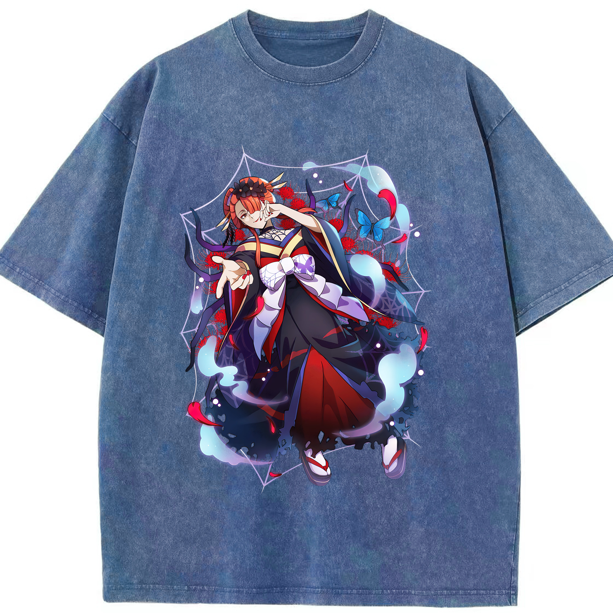 （画像用） 文豪ストレイドッグス Bungo Stray Dogs 綿100% ヴィンテージ風 半袖Tシャツ（フロントプリント）