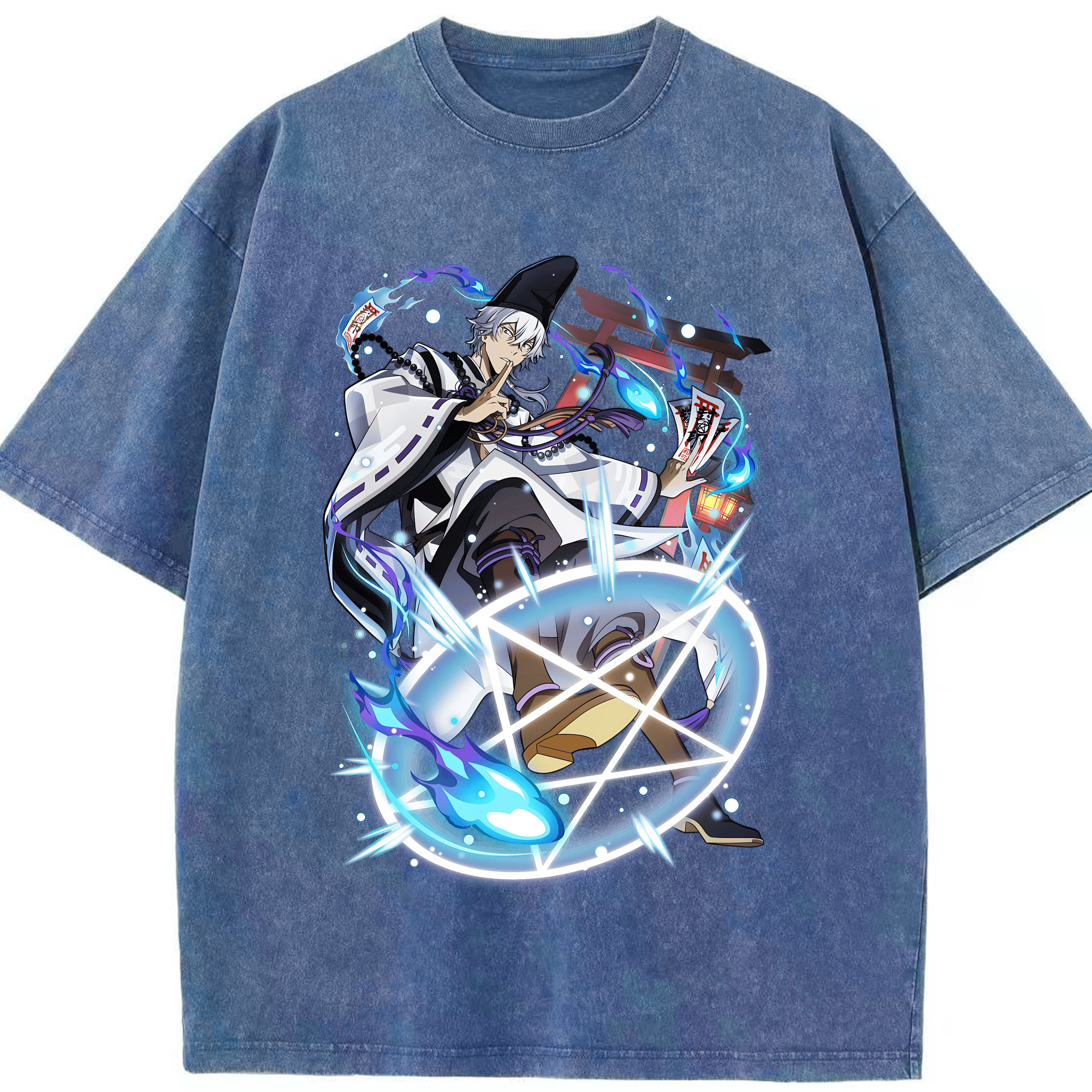 （画像用） 文豪ストレイドッグス Bungo Stray Dogs 綿100% ヴィンテージ風 半袖Tシャツ（フロントプリント）