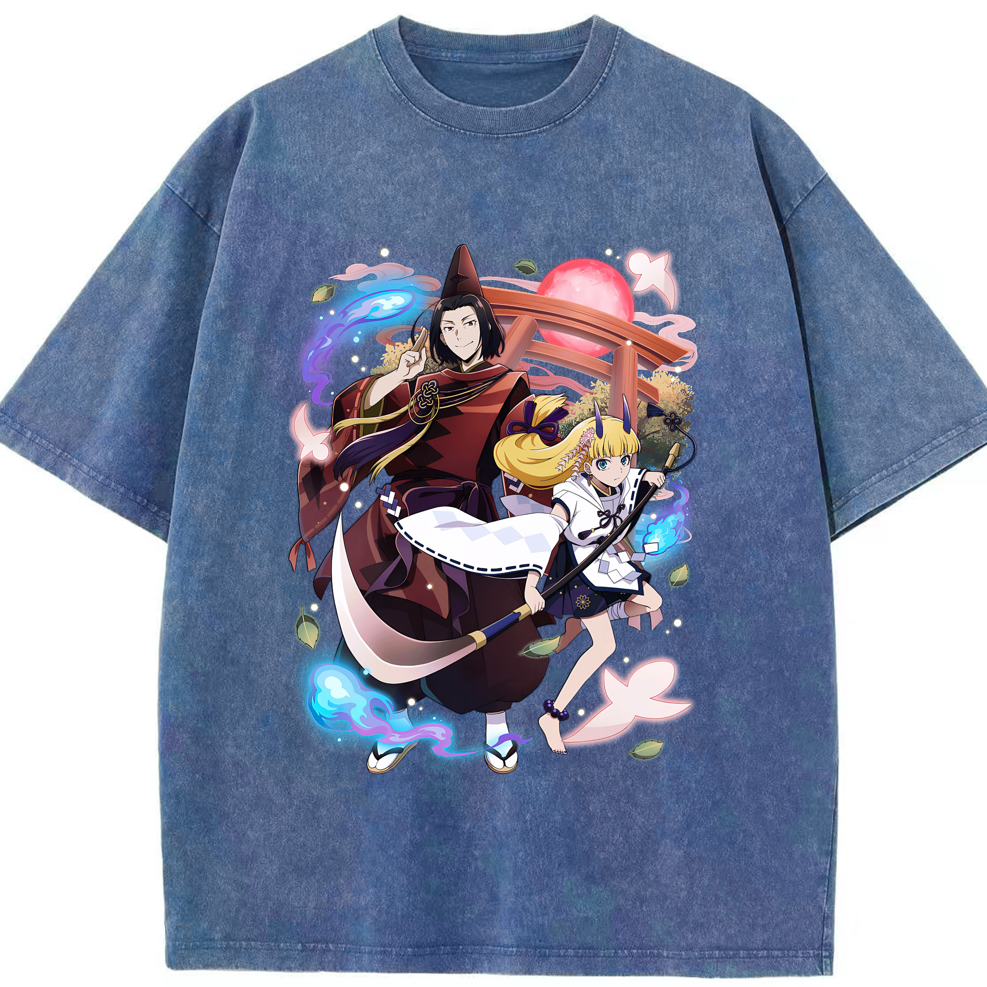 （画像用） 文豪ストレイドッグス Bungo Stray Dogs 綿100% ヴィンテージ風 半袖Tシャツ（フロントプリント）