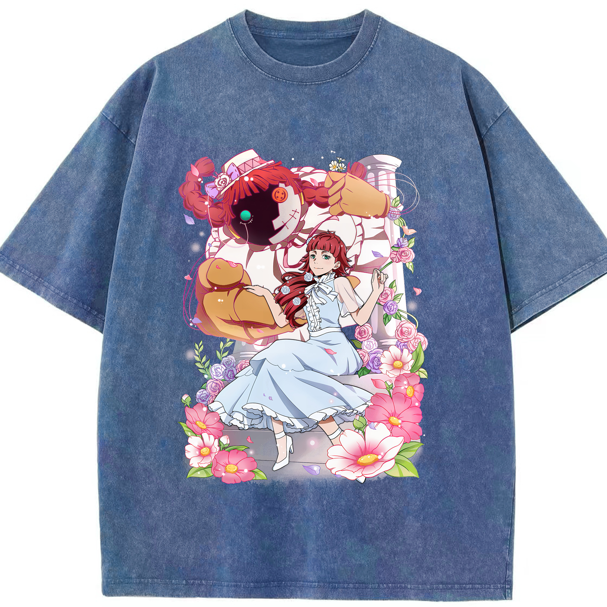 （画像用） 文豪ストレイドッグス Bungo Stray Dogs 綿100% ヴィンテージ風 半袖Tシャツ（フロントプリント）