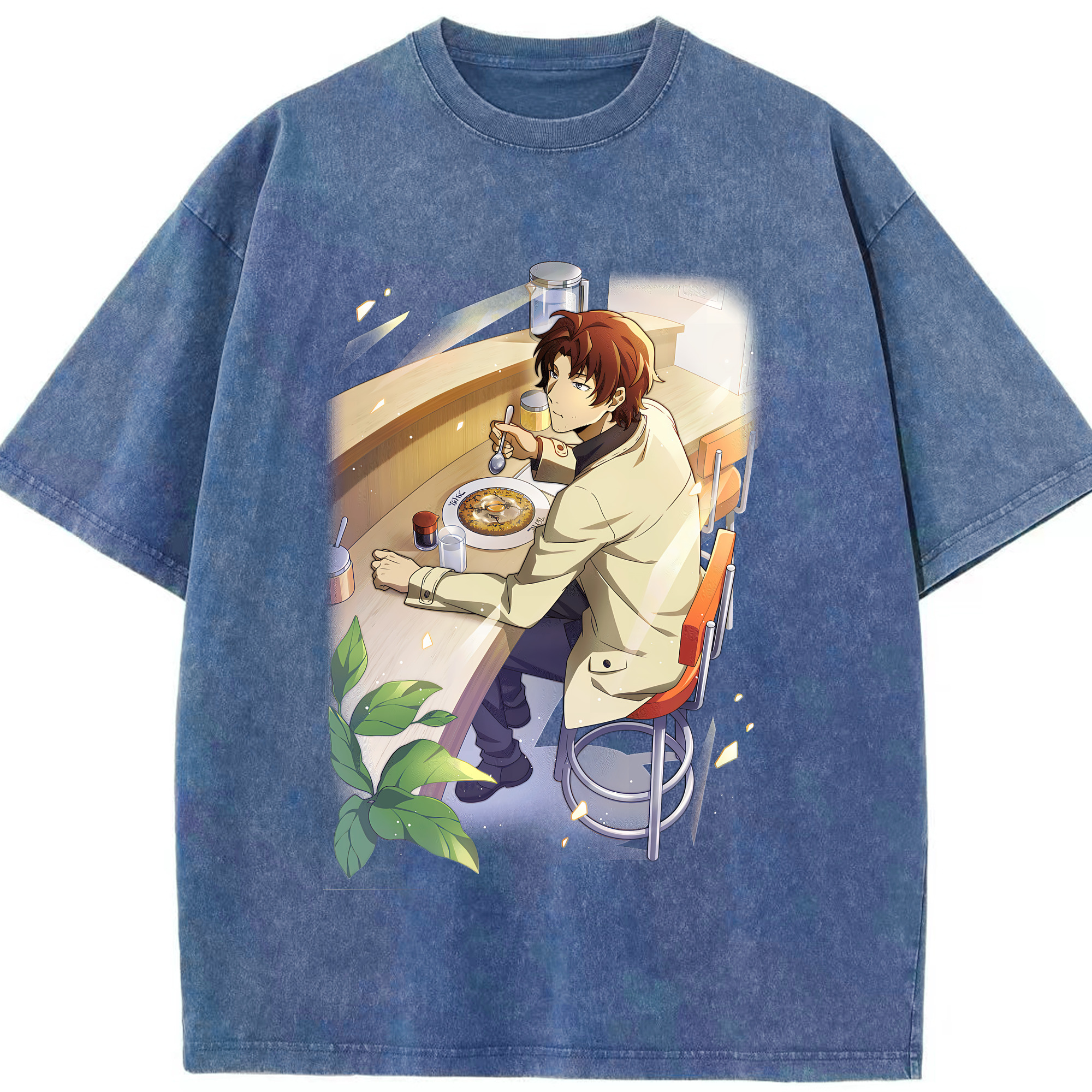 （画像用） 文豪ストレイドッグス Bungo Stray Dogs 綿100% ヴィンテージ風 半袖Tシャツ（フロントプリント）