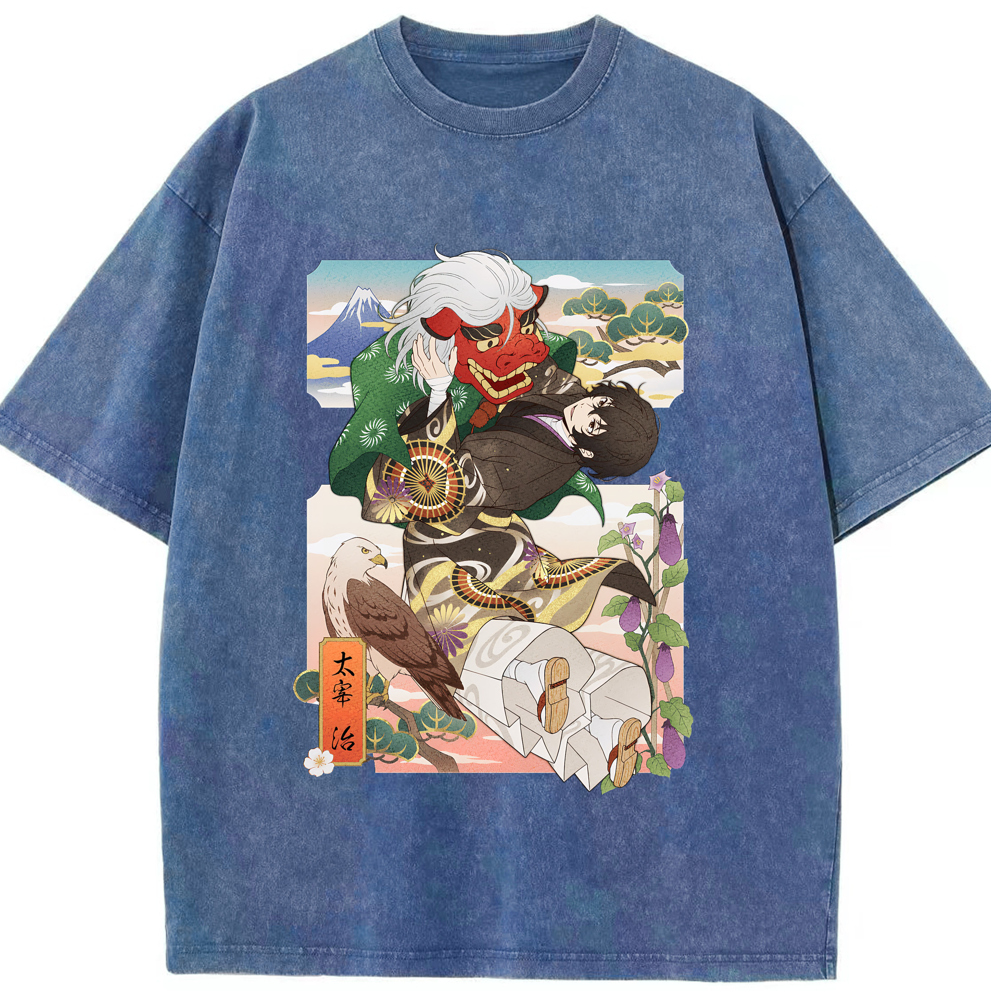 （画像用） 文豪ストレイドッグス Bungo Stray Dogs 綿100% ヴィンテージ風 半袖Tシャツ（フロントプリント）