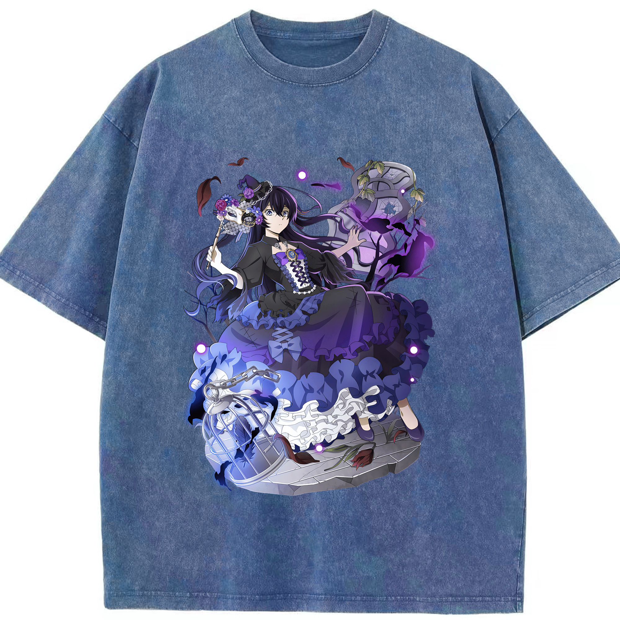 （画像用） 文豪ストレイドッグス Bungo Stray Dogs 綿100% ヴィンテージ風 半袖Tシャツ（フロントプリント）