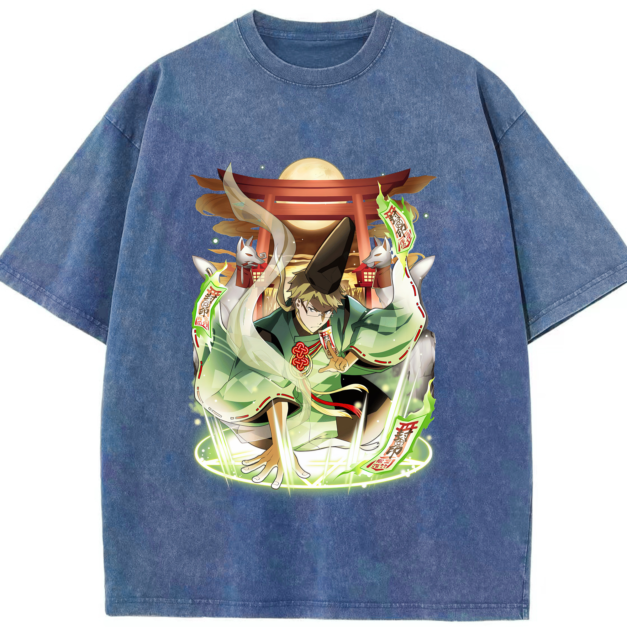 （画像用） 文豪ストレイドッグス Bungo Stray Dogs 綿100% ヴィンテージ風 半袖Tシャツ（フロントプリント）