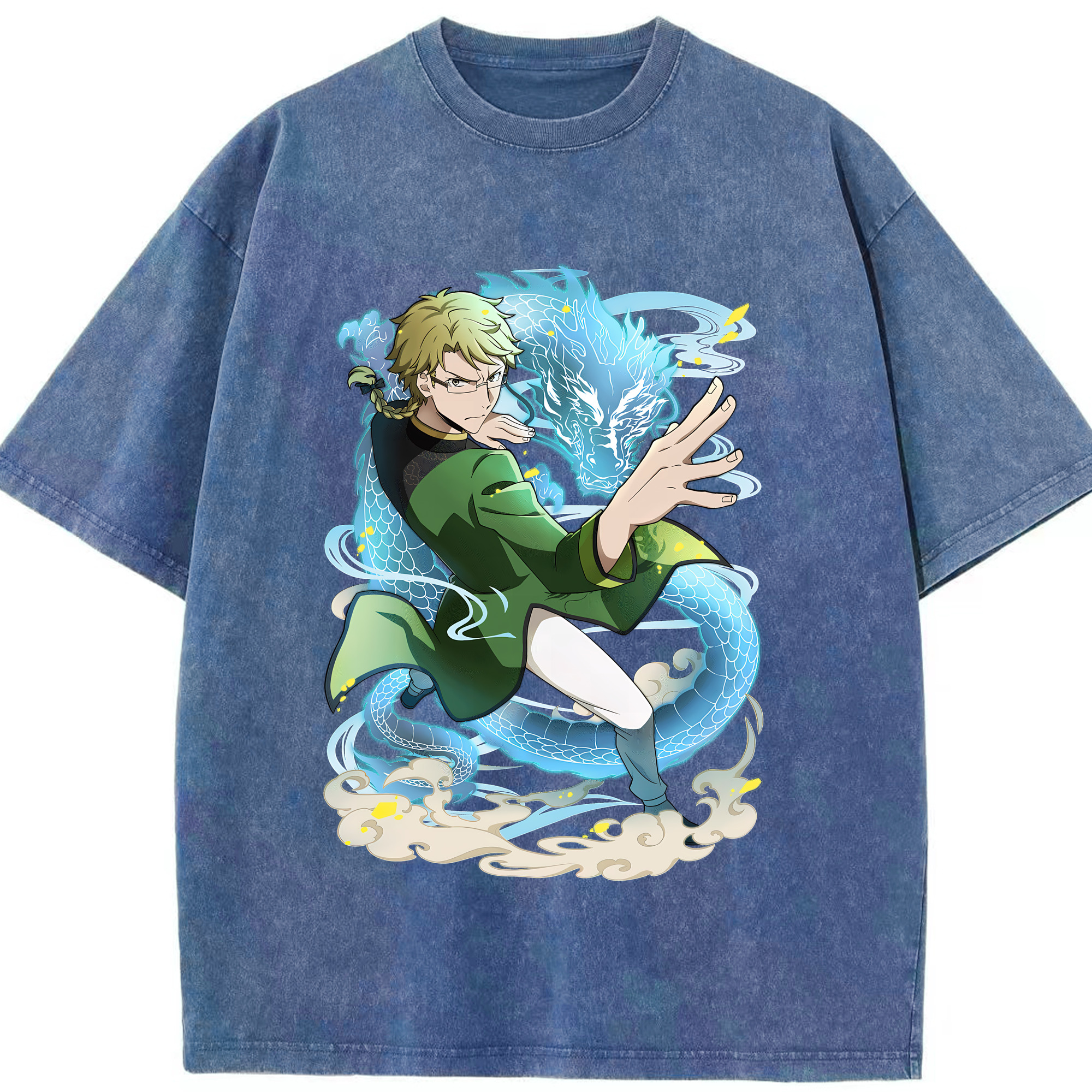 （画像用） 文豪ストレイドッグス Bungo Stray Dogs 綿100% ヴィンテージ風 半袖Tシャツ（フロントプリント）