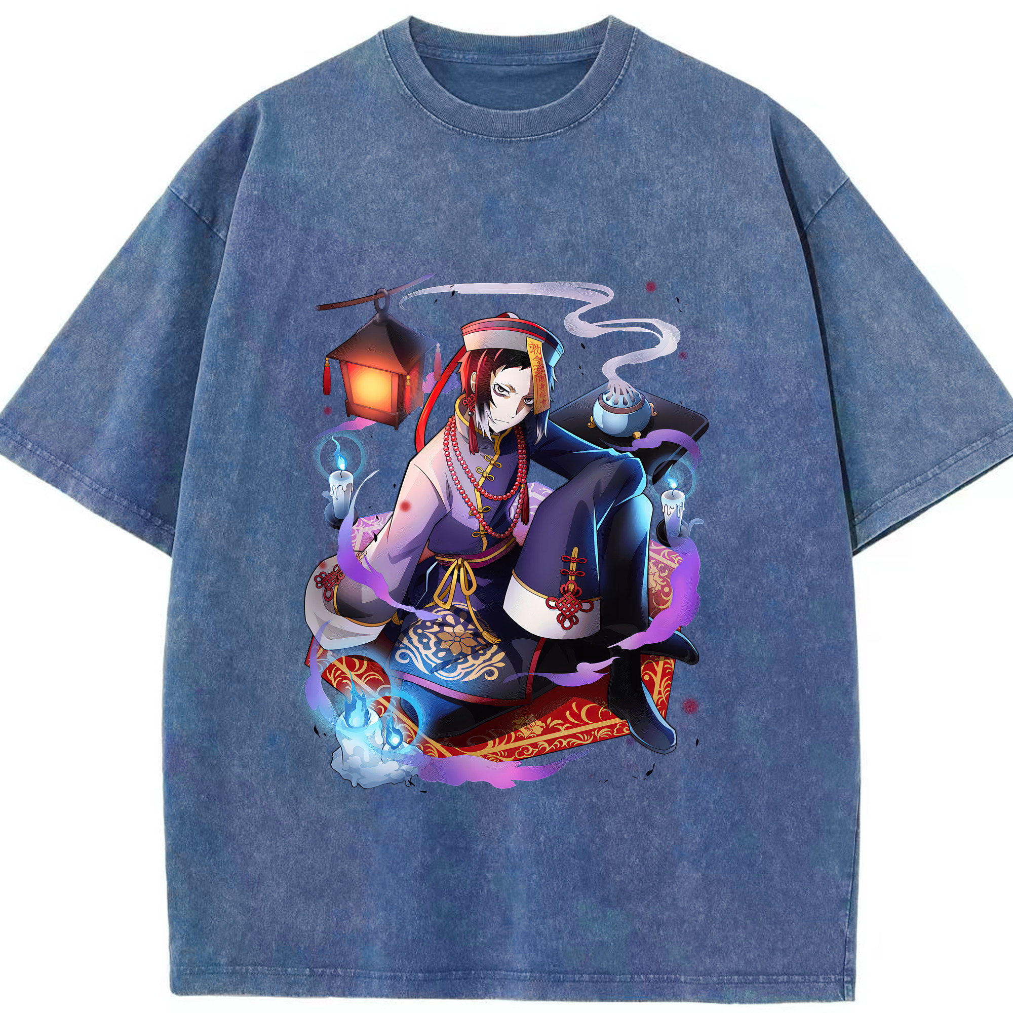 （画像用） 文豪ストレイドッグス Bungo Stray Dogs 綿100% ヴィンテージ風 半袖Tシャツ（フロントプリント）