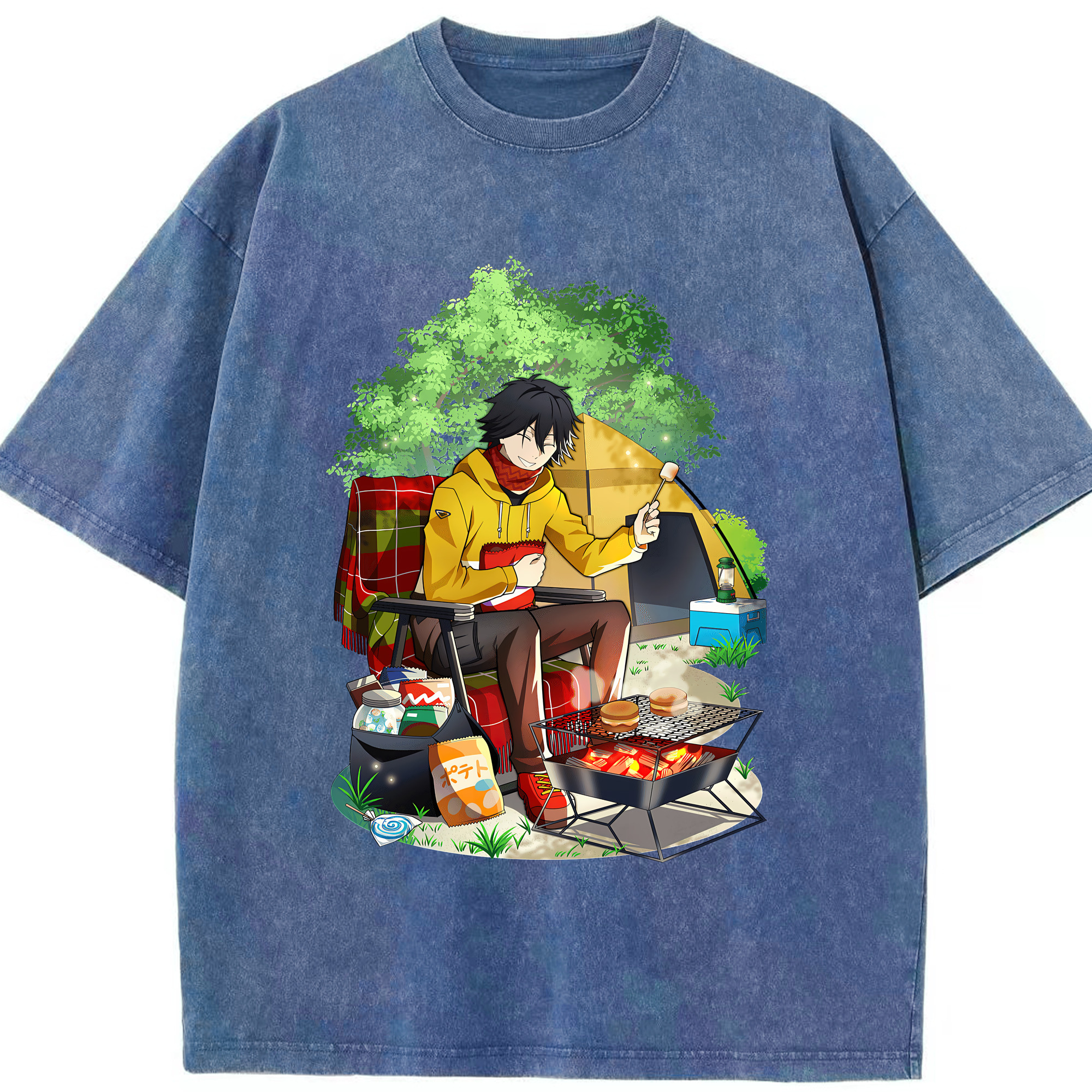 （画像用） 文豪ストレイドッグス Bungo Stray Dogs 綿100% ヴィンテージ風 半袖Tシャツ（フロントプリント）