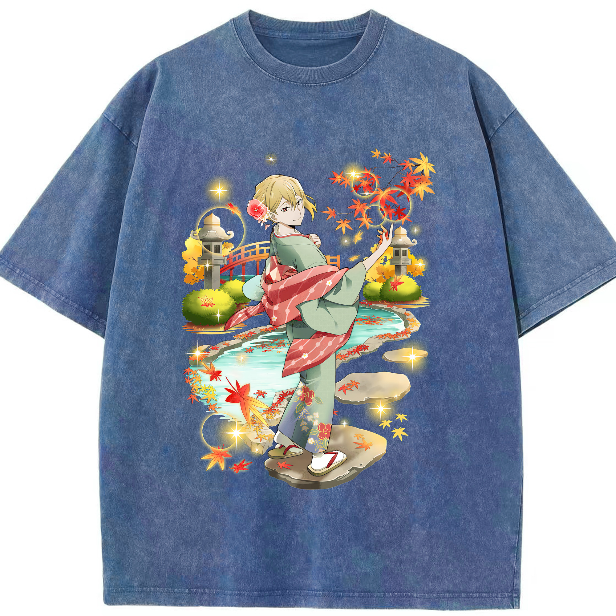（画像用） 文豪ストレイドッグス Bungo Stray Dogs 綿100% ヴィンテージ風 半袖Tシャツ（フロントプリント）