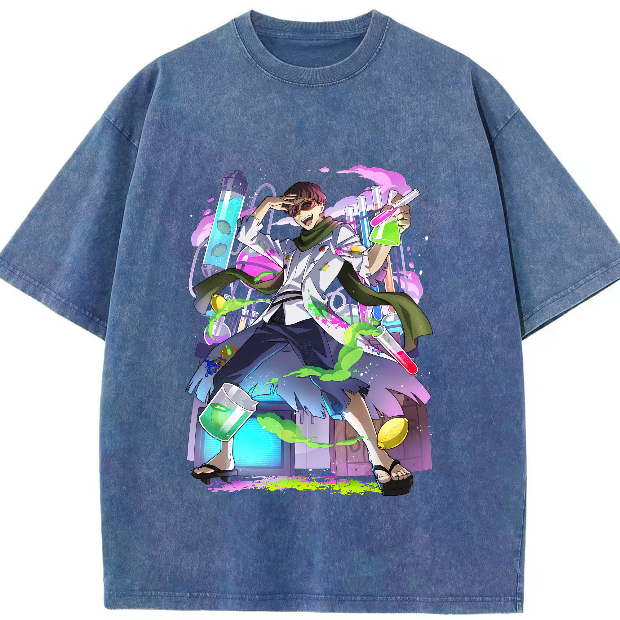 （画像用） 文豪ストレイドッグス Bungo Stray Dogs 綿100% ヴィンテージ風 半袖Tシャツ（フロントプリント）