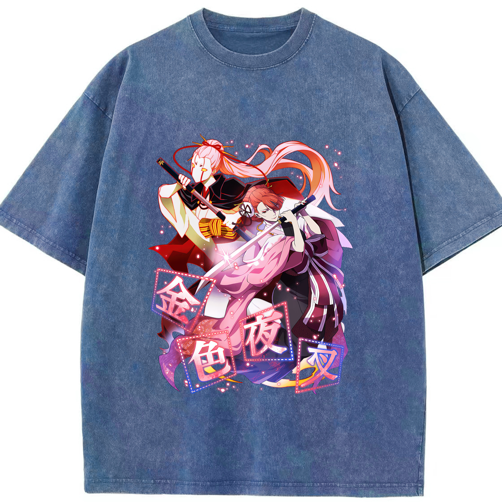 （画像用） 文豪ストレイドッグス Bungo Stray Dogs 綿100% ヴィンテージ風 半袖Tシャツ（フロントプリント）