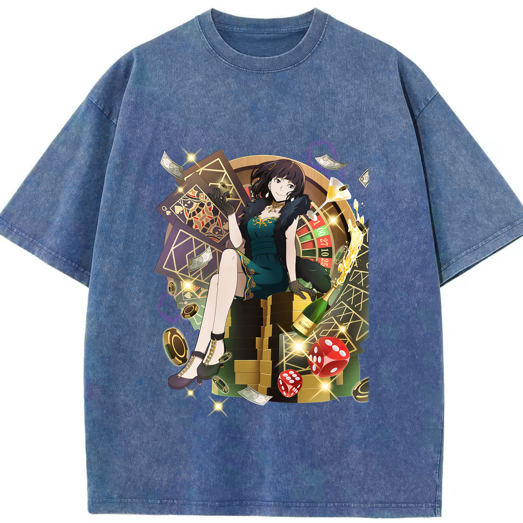 （画像用） 文豪ストレイドッグス Bungo Stray Dogs 綿100% ヴィンテージ風 半袖Tシャツ（フロントプリント）