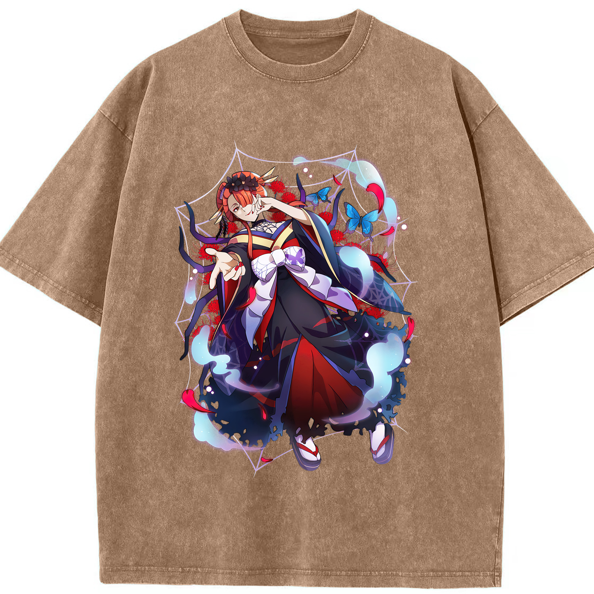 （画像用） 文豪ストレイドッグス Bungo Stray Dogs 綿100% ヴィンテージ風 半袖Tシャツ（フロントプリント）