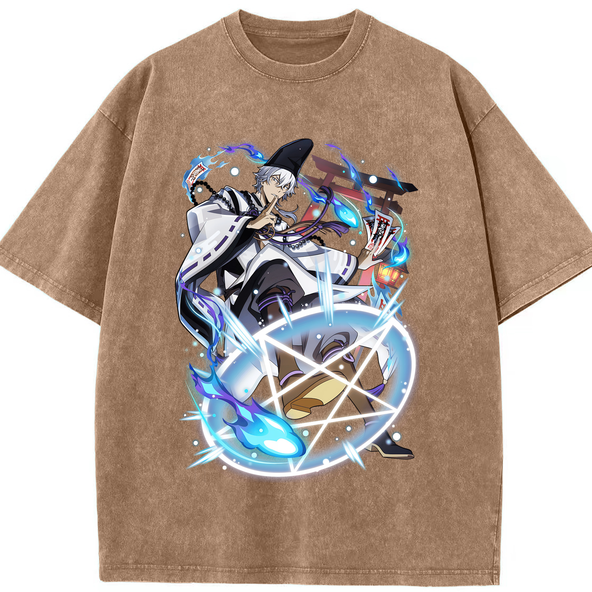 （画像用） 文豪ストレイドッグス Bungo Stray Dogs 綿100% ヴィンテージ風 半袖Tシャツ（フロントプリント）