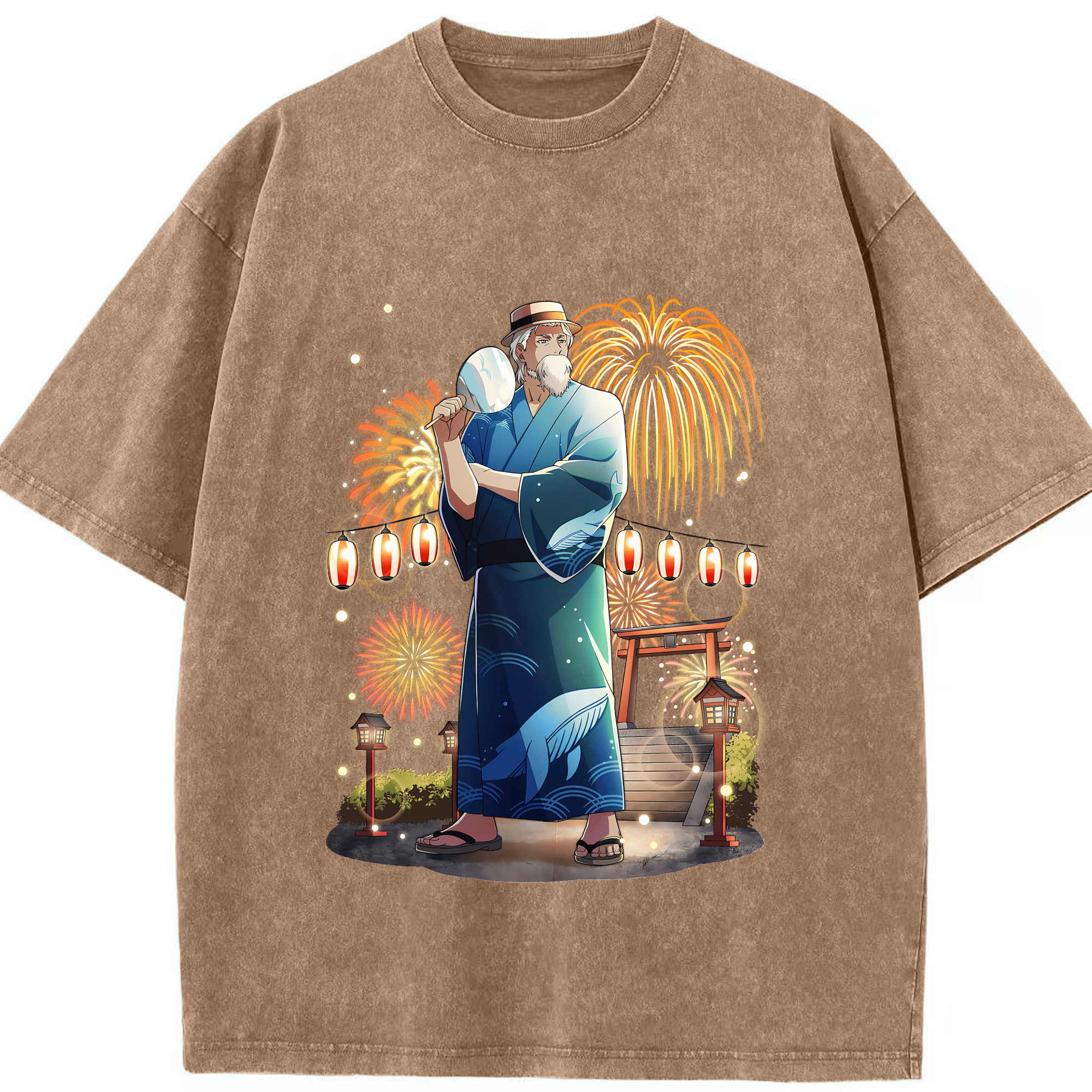 （画像用） 文豪ストレイドッグス Bungo Stray Dogs 綿100% ヴィンテージ風 半袖Tシャツ（フロントプリント）