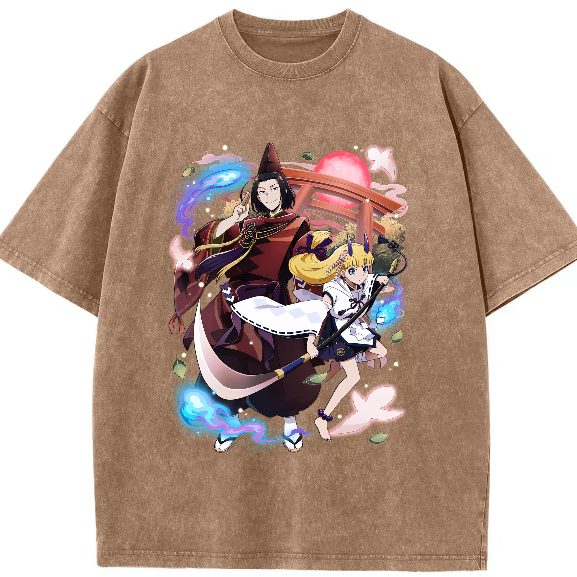 （画像用） 文豪ストレイドッグス Bungo Stray Dogs 綿100% ヴィンテージ風 半袖Tシャツ（フロントプリント）