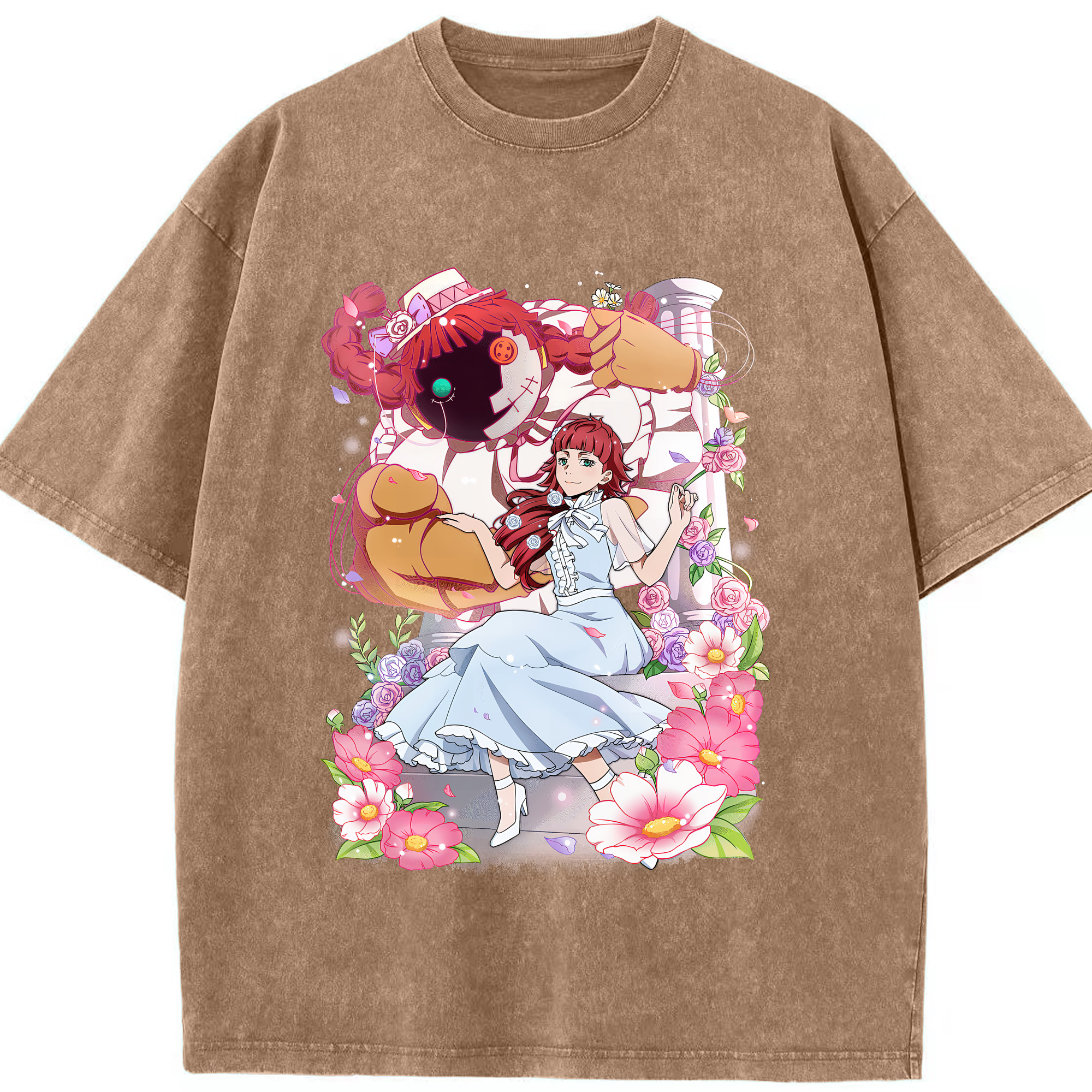 （画像用） 文豪ストレイドッグス Bungo Stray Dogs 綿100% ヴィンテージ風 半袖Tシャツ（フロントプリント）