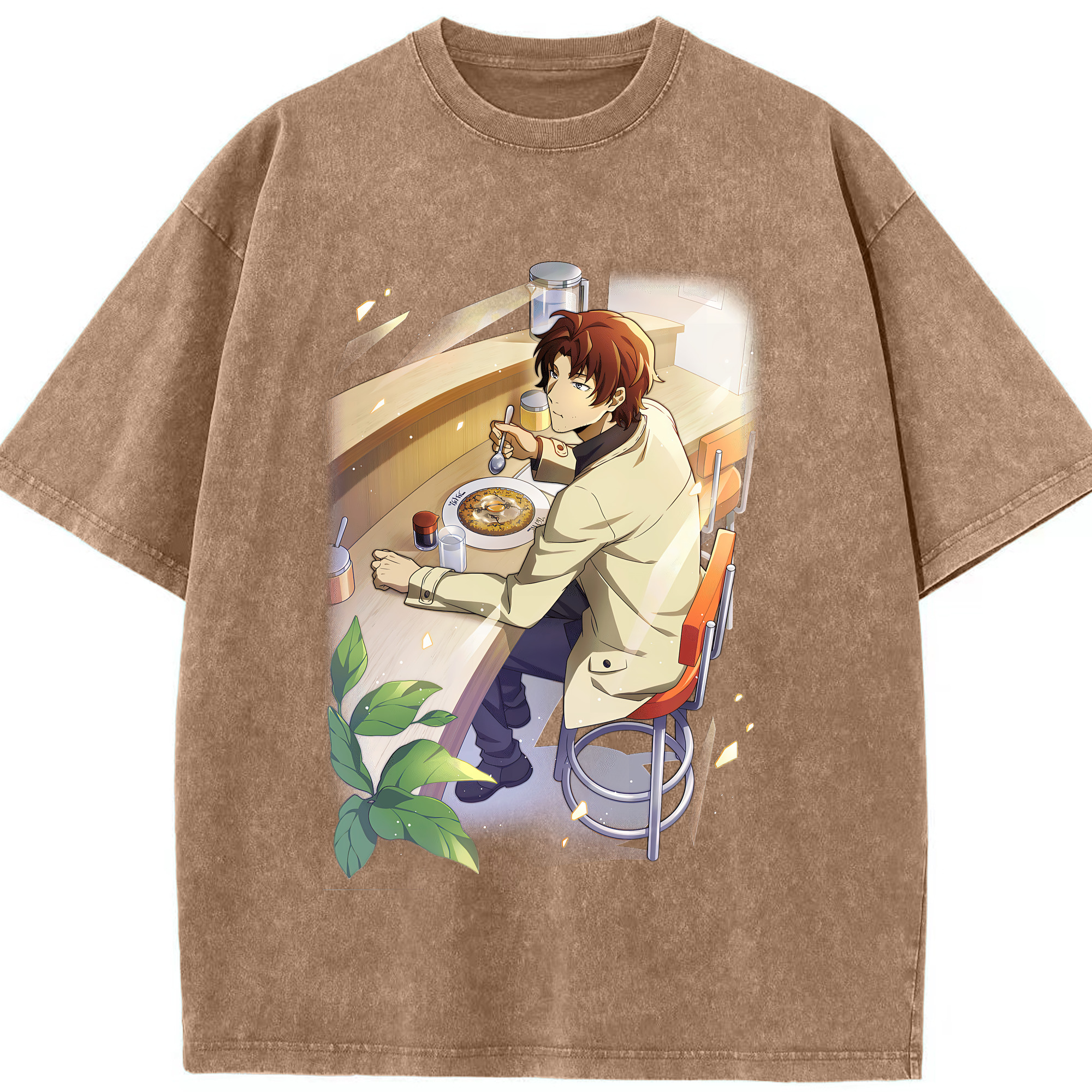 （画像用） 文豪ストレイドッグス Bungo Stray Dogs 綿100% ヴィンテージ風 半袖Tシャツ（フロントプリント）