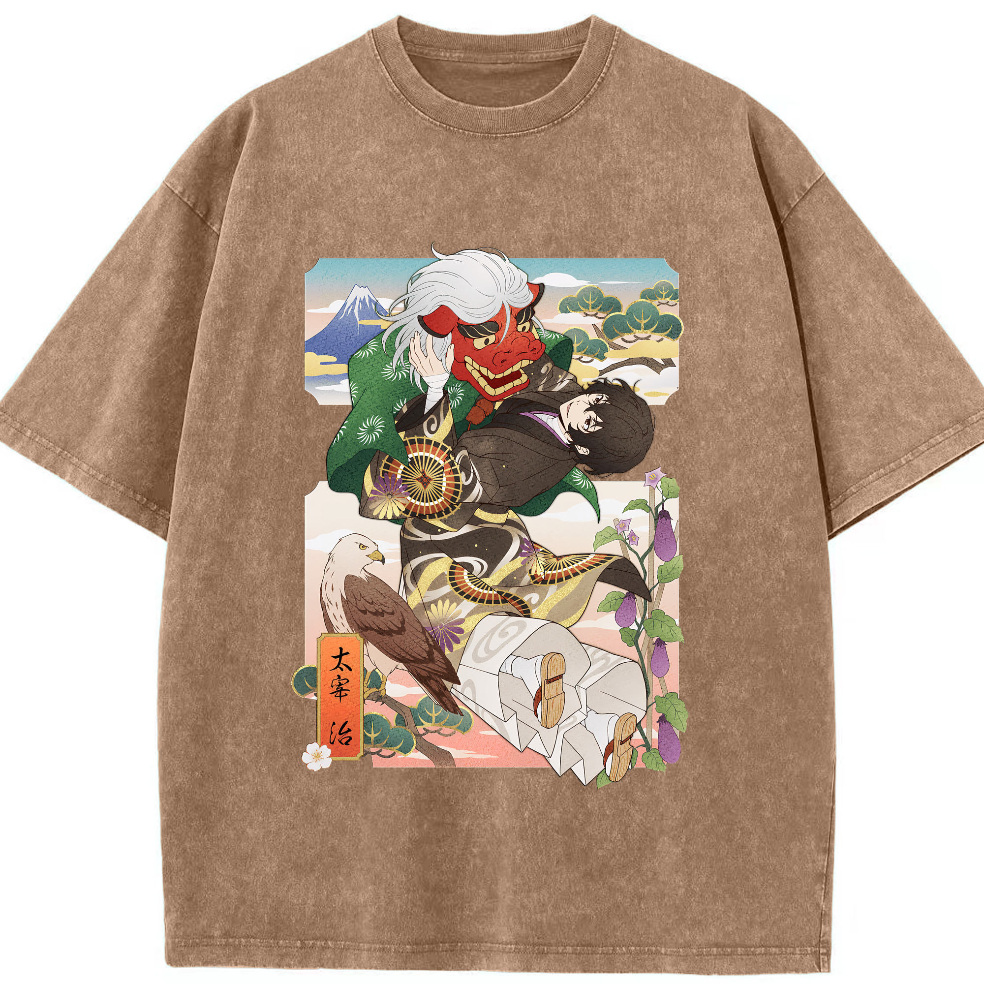 （画像用） 文豪ストレイドッグス Bungo Stray Dogs 綿100% ヴィンテージ風 半袖Tシャツ（フロントプリント）