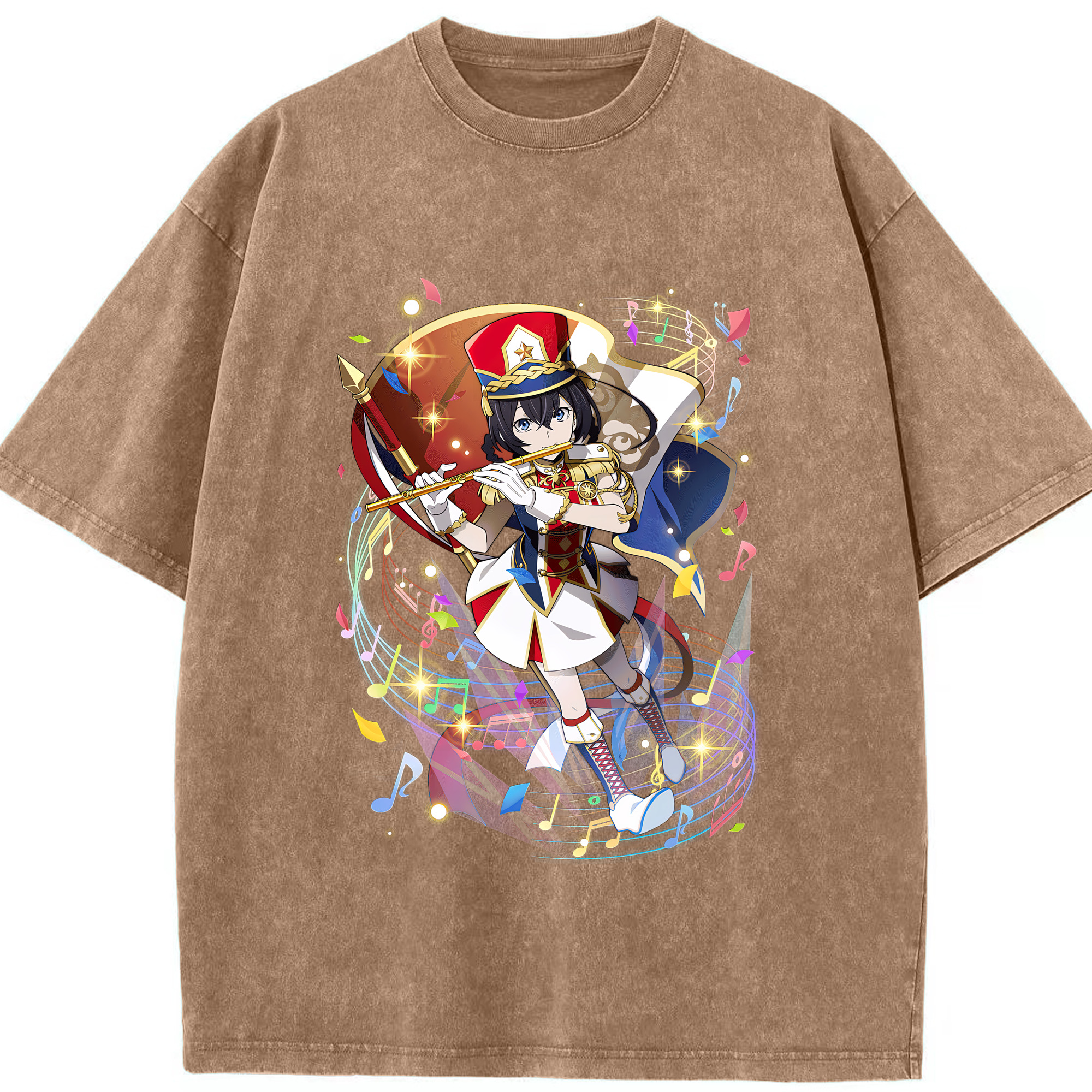 文豪ストレイドッグス Bungo Stray Dogs 綿100% ヴィンテージ風 半袖Tシャツ（フロントプリント）