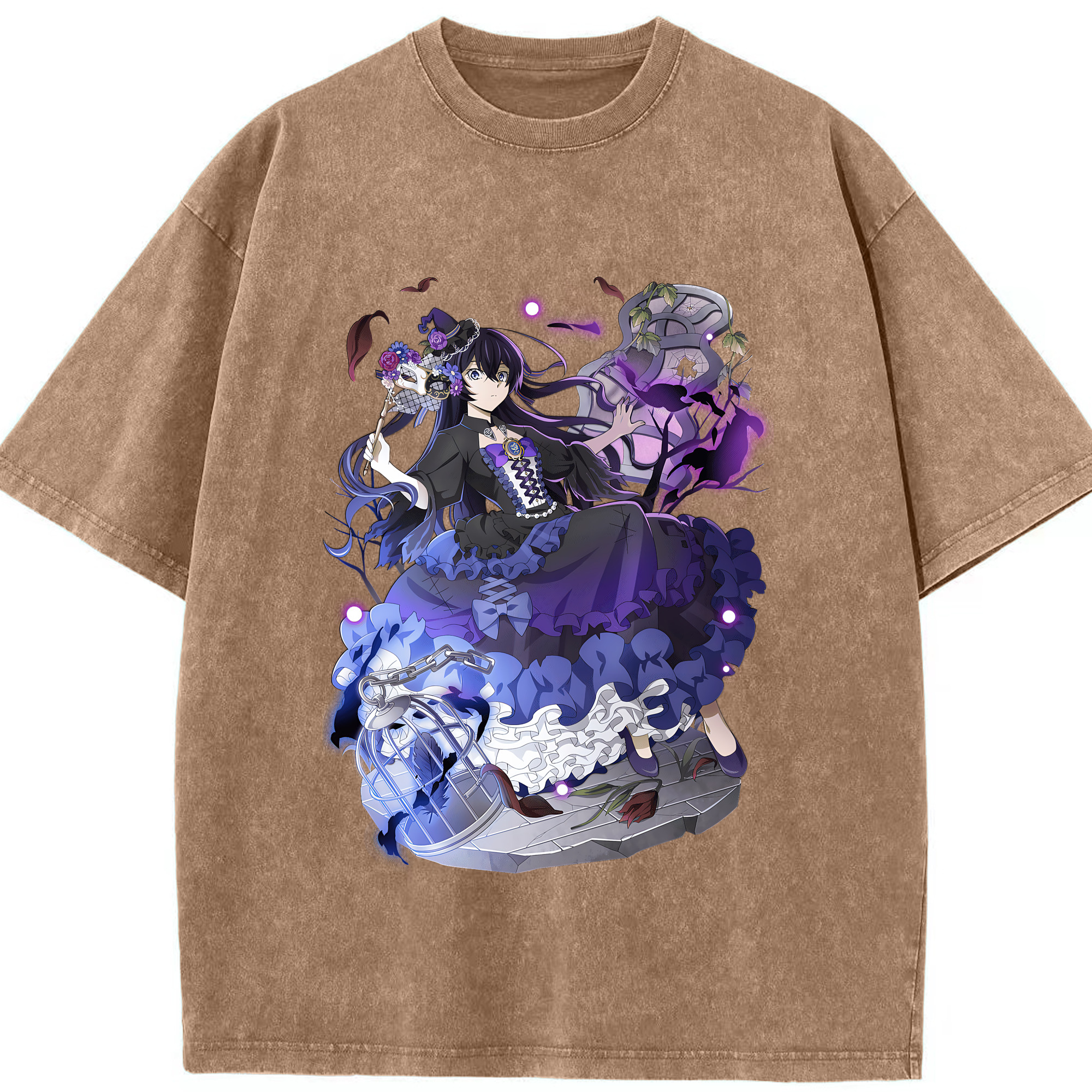 （画像用） 文豪ストレイドッグス Bungo Stray Dogs 綿100% ヴィンテージ風 半袖Tシャツ（フロントプリント）
