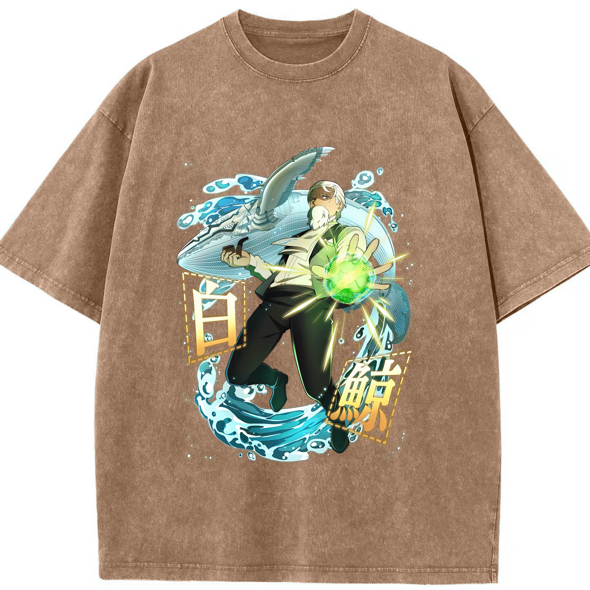 （画像用） 文豪ストレイドッグス Bungo Stray Dogs 綿100% ヴィンテージ風 半袖Tシャツ（フロントプリント）