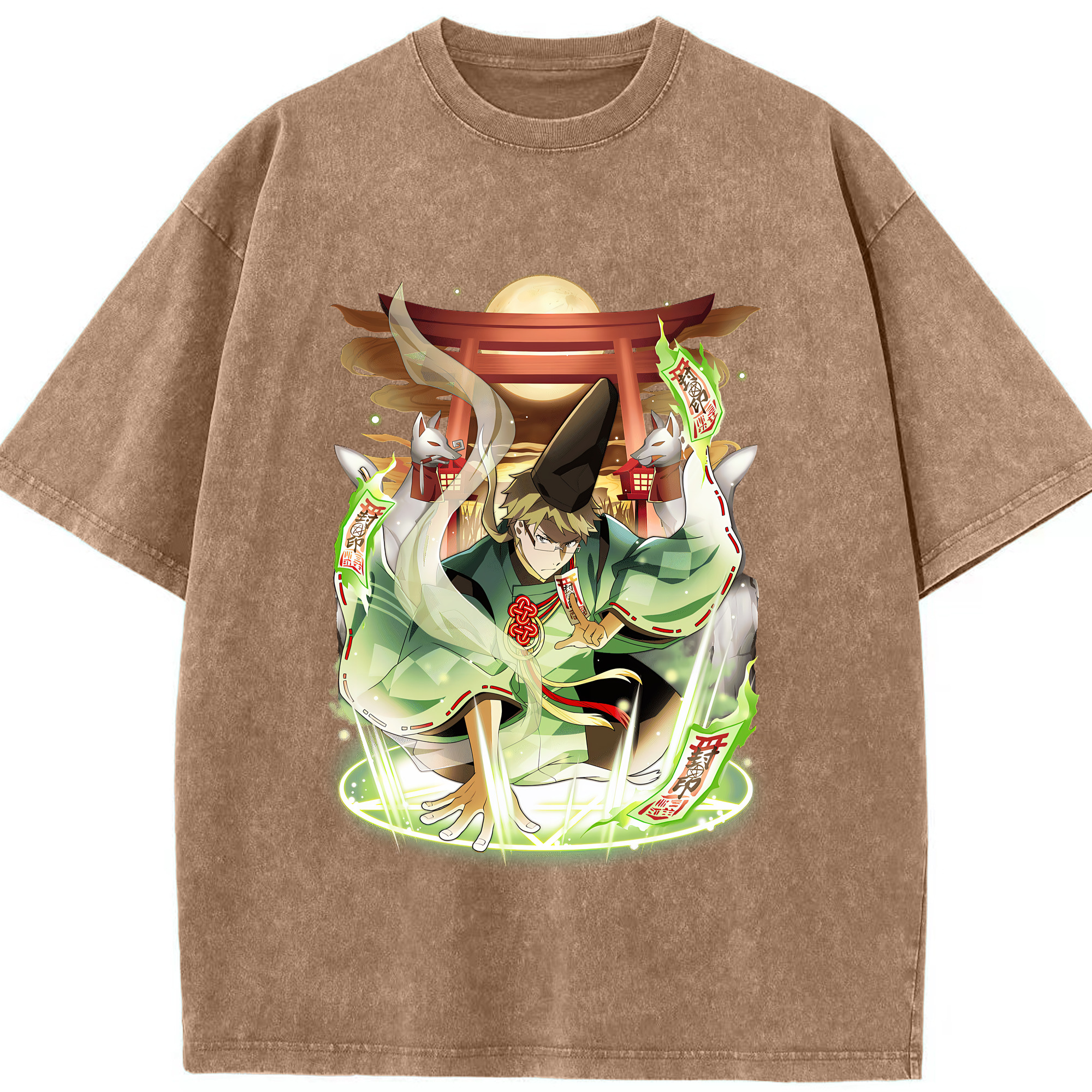 （画像用） 文豪ストレイドッグス Bungo Stray Dogs 綿100% ヴィンテージ風 半袖Tシャツ（フロントプリント）