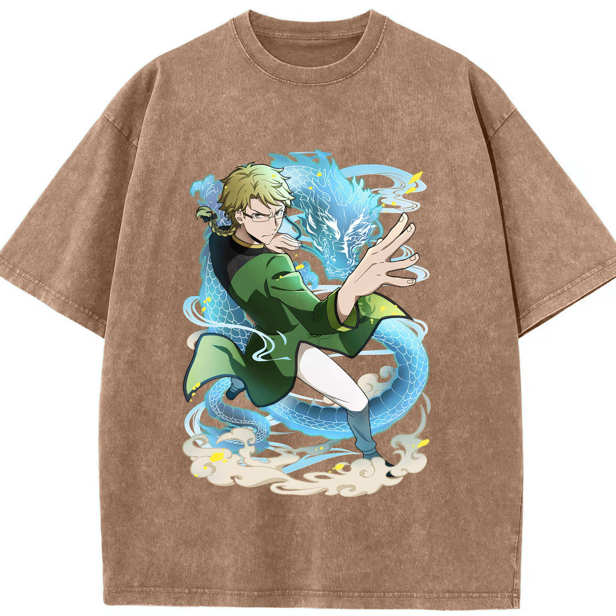 （画像用） 文豪ストレイドッグス Bungo Stray Dogs 綿100% ヴィンテージ風 半袖Tシャツ（フロントプリント）