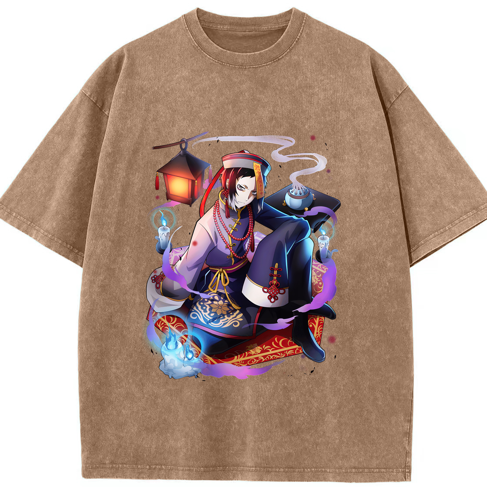 （画像用） 文豪ストレイドッグス Bungo Stray Dogs 綿100% ヴィンテージ風 半袖Tシャツ（フロントプリント）