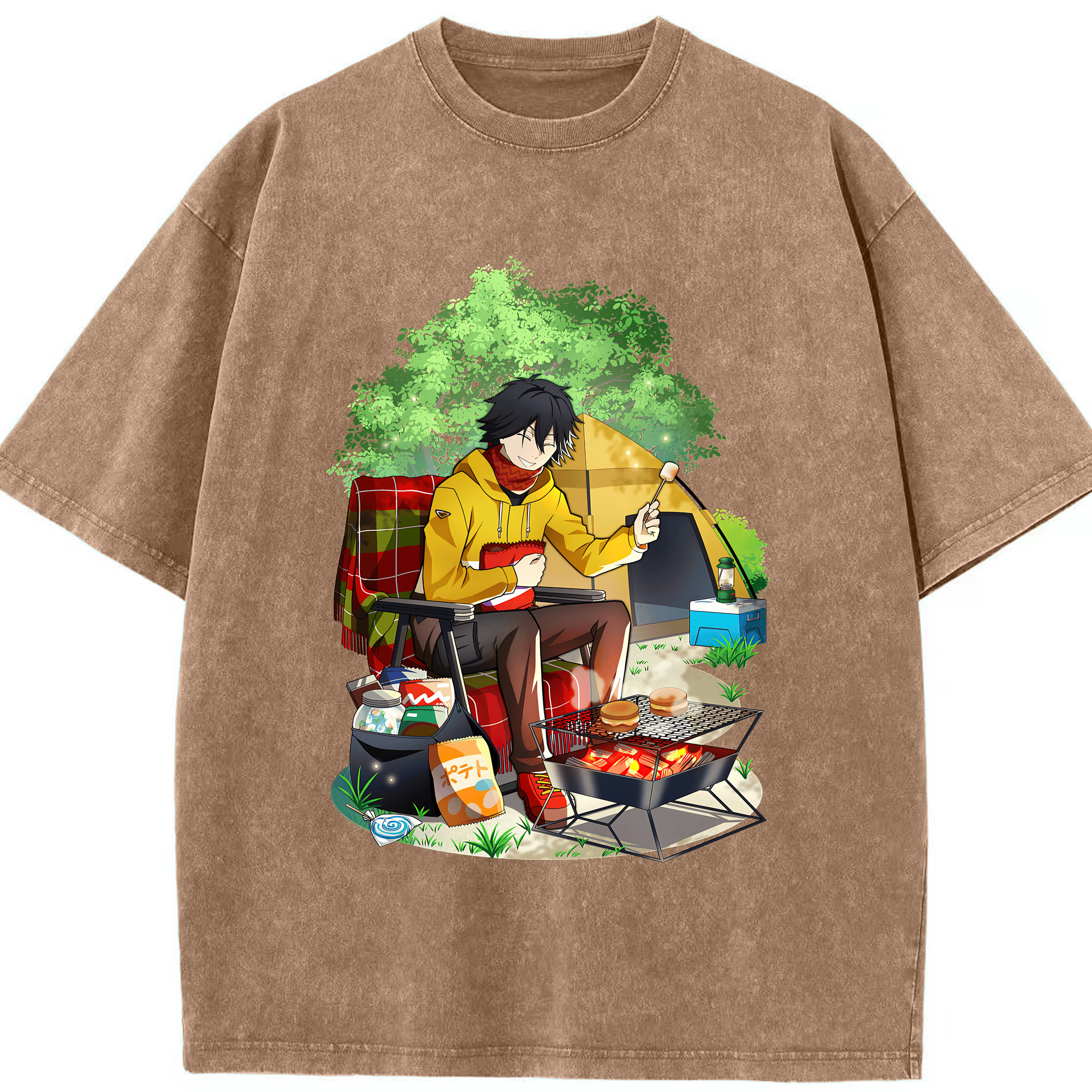 （画像用） 文豪ストレイドッグス Bungo Stray Dogs 綿100% ヴィンテージ風 半袖Tシャツ（フロントプリント）