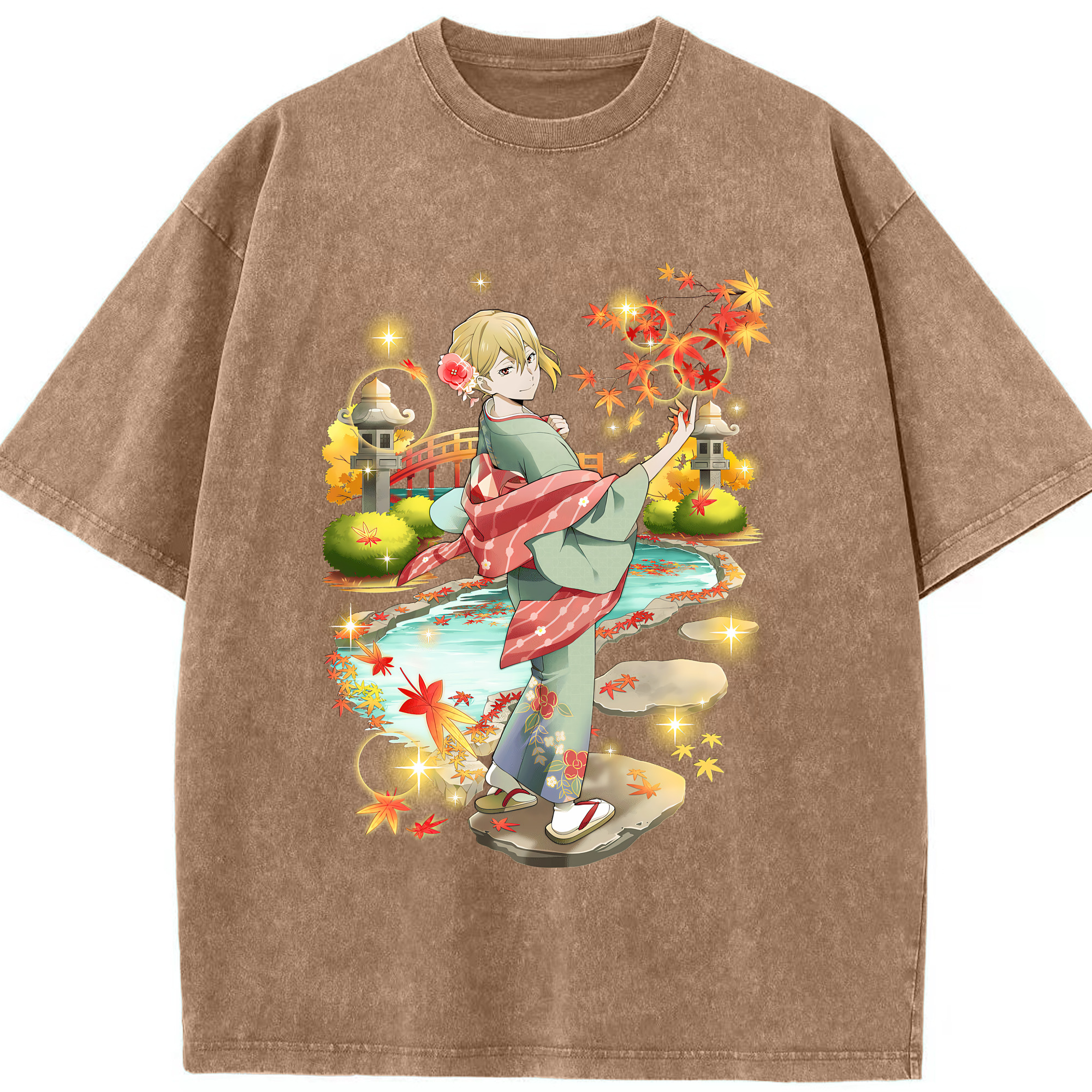 （画像用） 文豪ストレイドッグス Bungo Stray Dogs 綿100% ヴィンテージ風 半袖Tシャツ（フロントプリント）