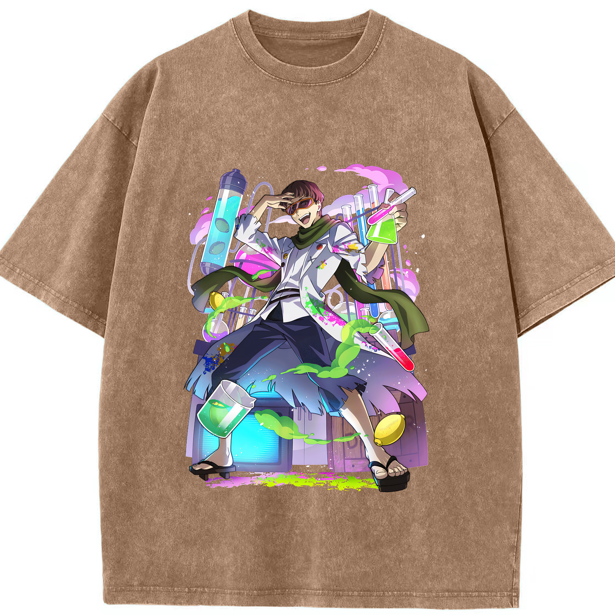 （画像用） 文豪ストレイドッグス Bungo Stray Dogs 綿100% ヴィンテージ風 半袖Tシャツ（フロントプリント）