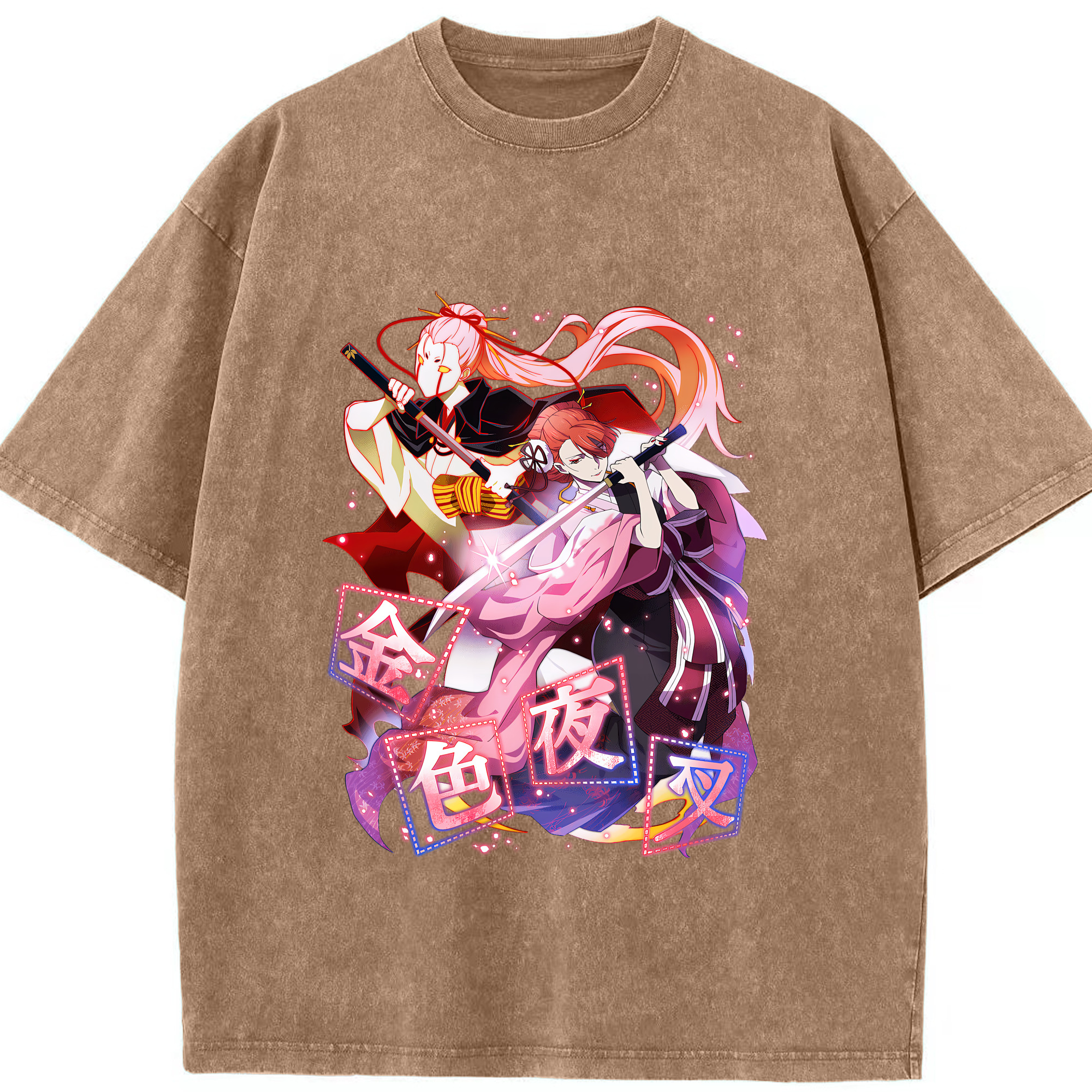 （画像用） 文豪ストレイドッグス Bungo Stray Dogs 綿100% ヴィンテージ風 半袖Tシャツ（フロントプリント）