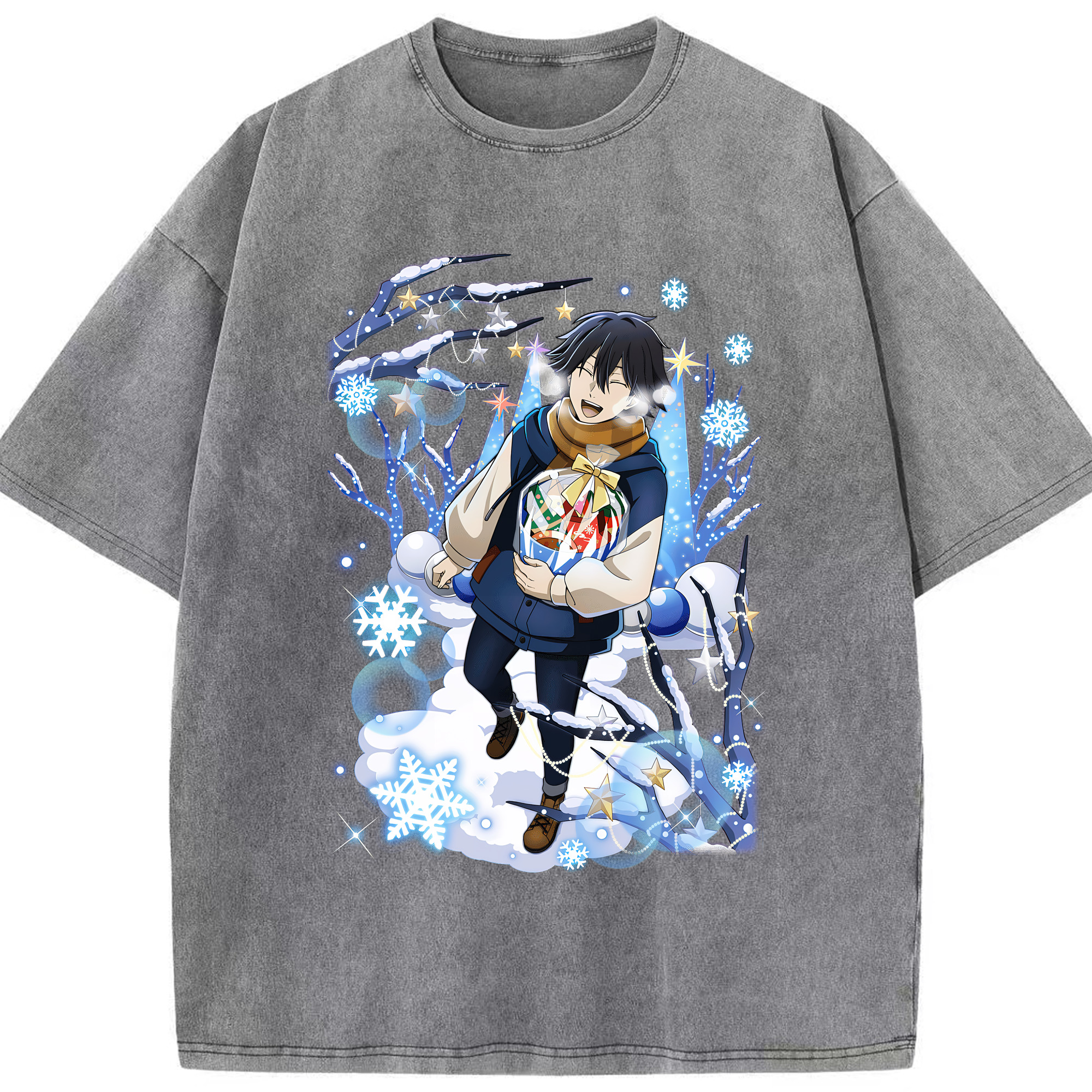 （画像用） 文豪ストレイドッグス Bungo Stray Dogs 綿100% ヴィンテージ風 半袖Tシャツ（フロントプリント）