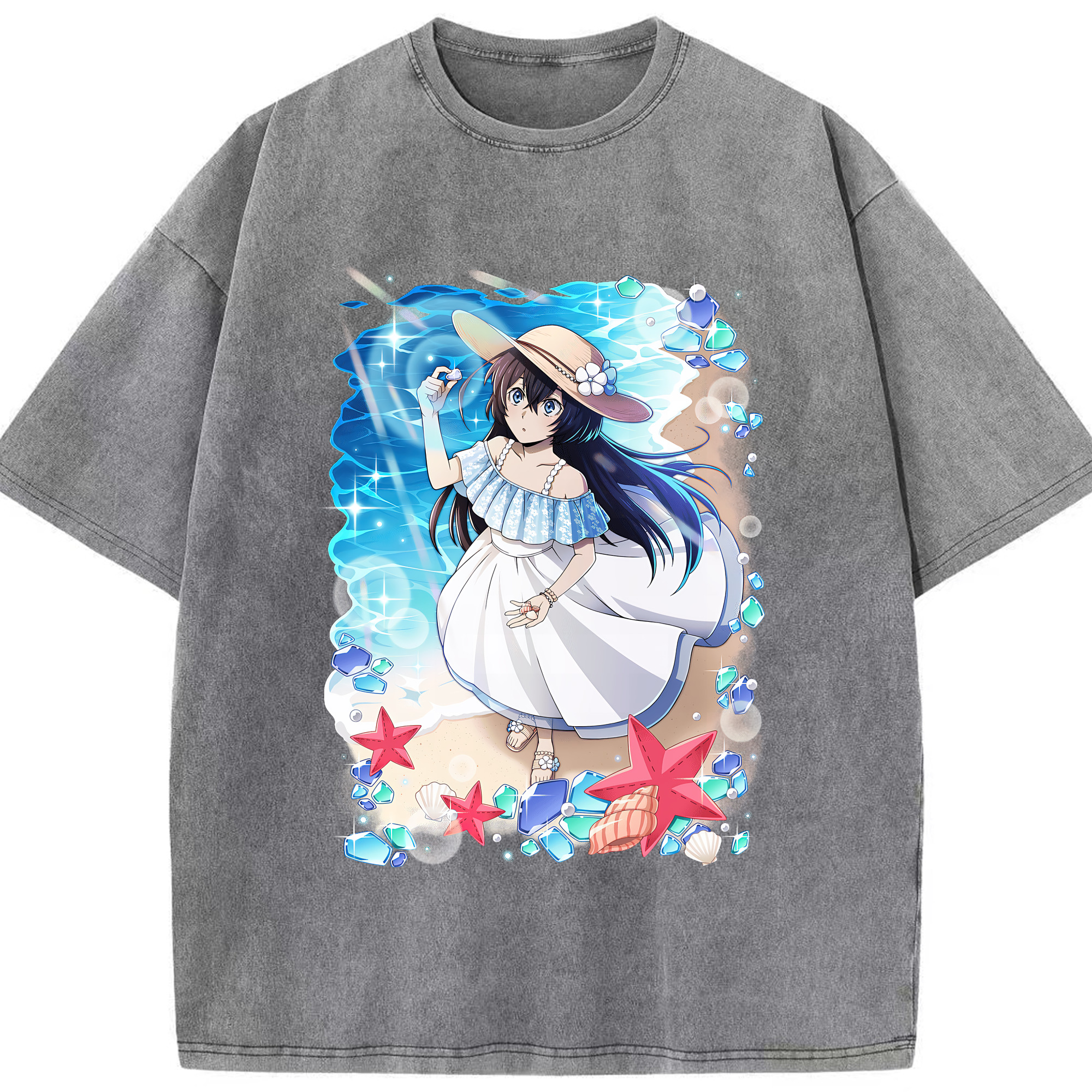 （画像用） 文豪ストレイドッグス Bungo Stray Dogs 綿100% ヴィンテージ風 半袖Tシャツ（フロントプリント）