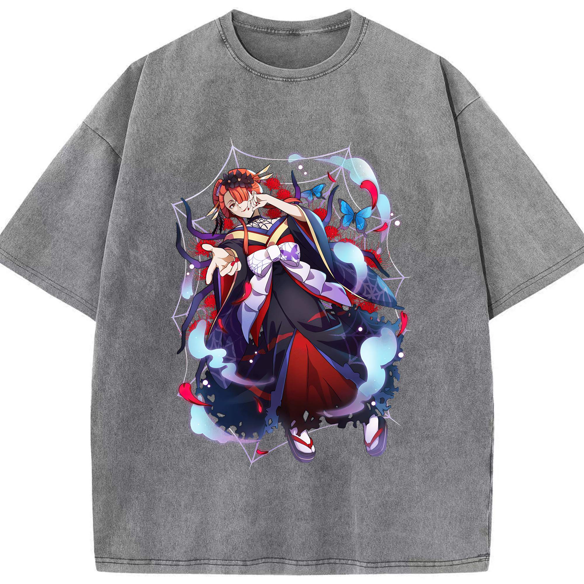 （画像用） 文豪ストレイドッグス Bungo Stray Dogs 綿100% ヴィンテージ風 半袖Tシャツ（フロントプリント）
