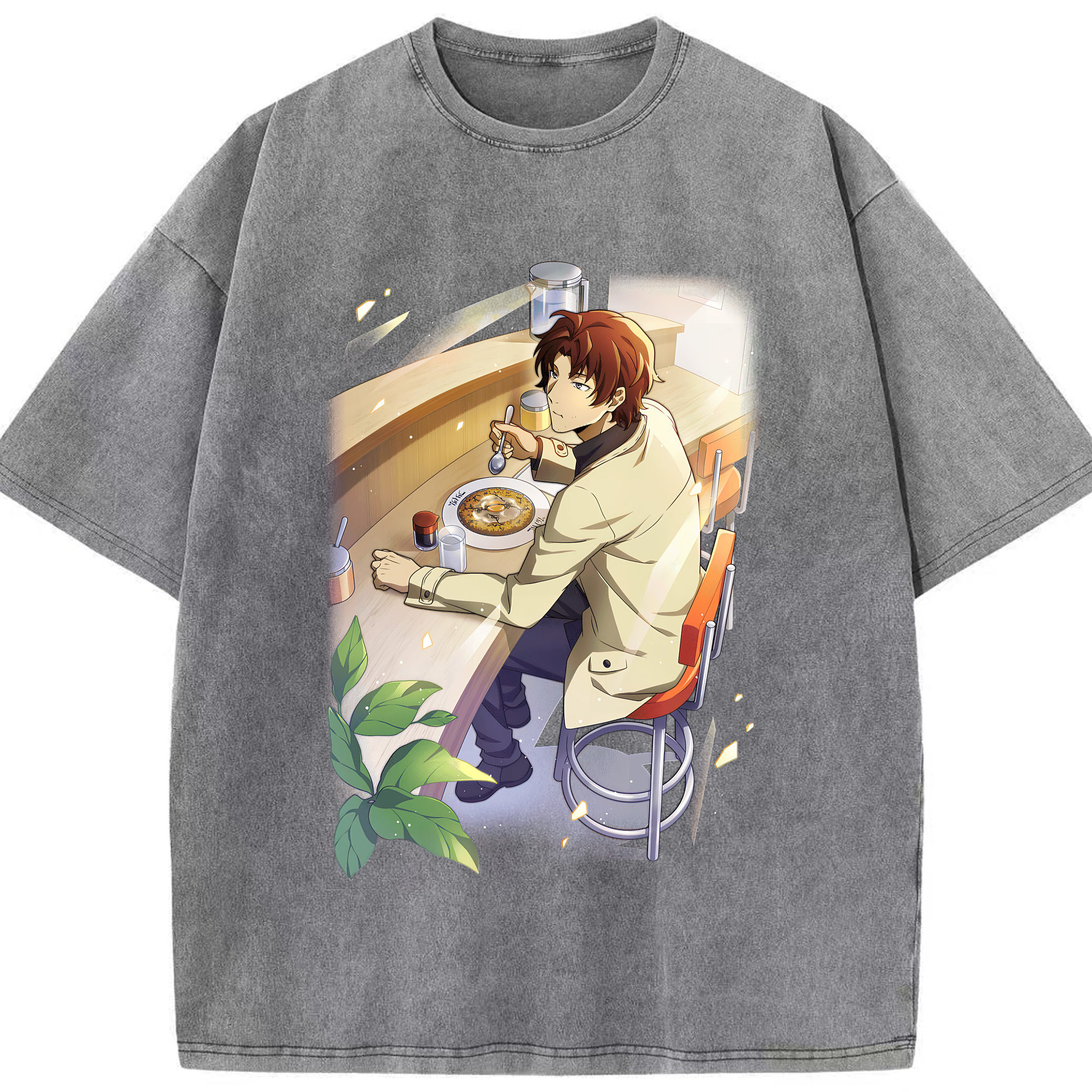 （画像用） 文豪ストレイドッグス Bungo Stray Dogs 綿100% ヴィンテージ風 半袖Tシャツ（フロントプリント）
